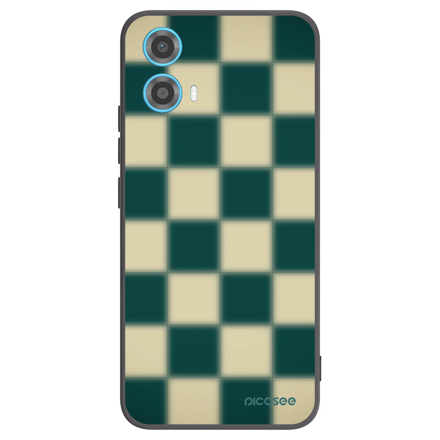 Picasee silikónový čierny obal pre Motorola Moto G34 5G - Shadow Chess
