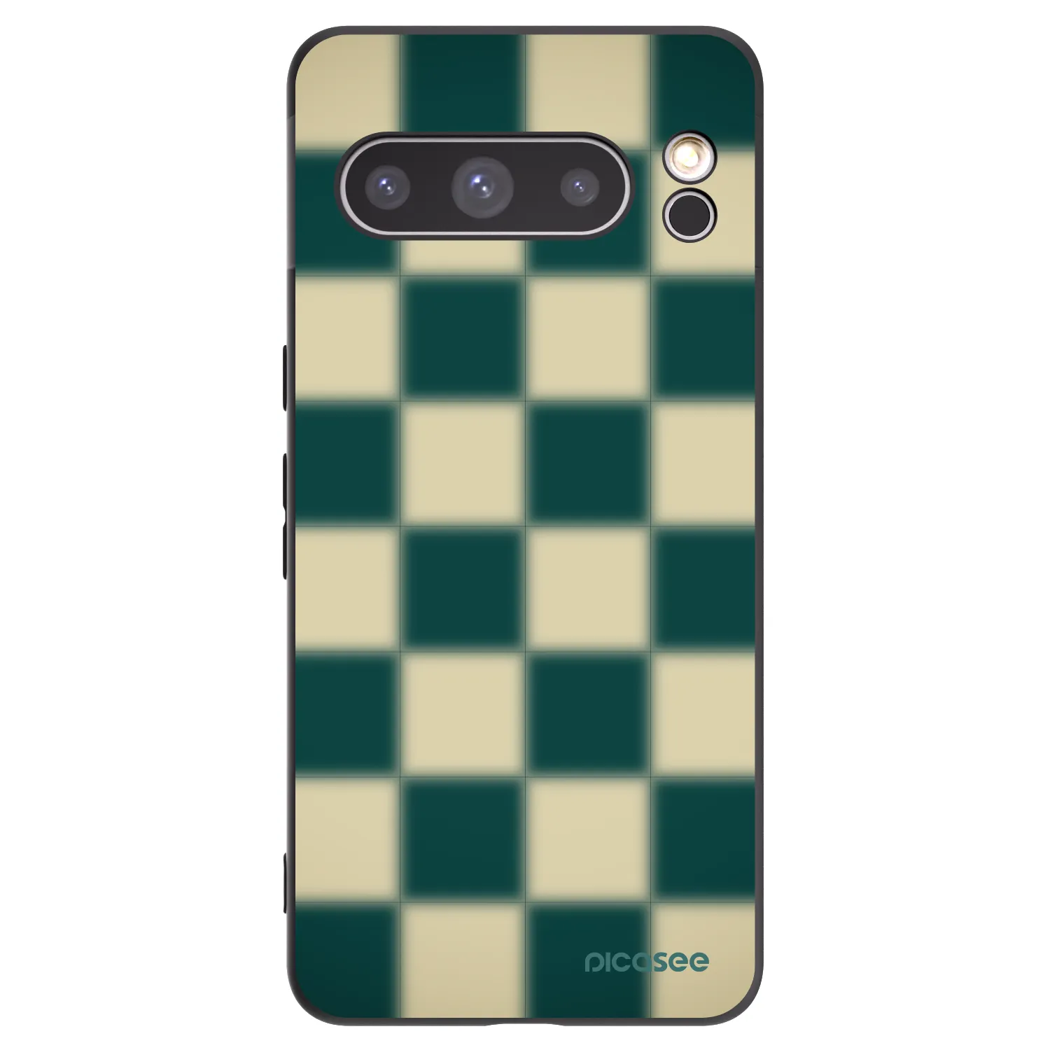 Picasee silikónový čierny obal pre Google Pixel 8 Pro - Shadow Chess