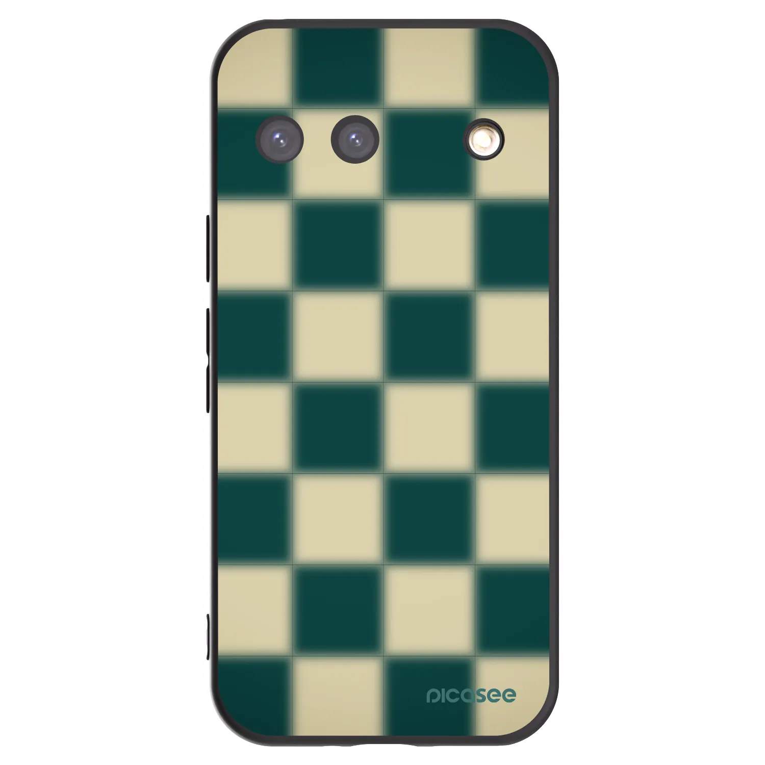 Picasee silikónový čierny obal pre Google Pixel 9 - Shadow Chess