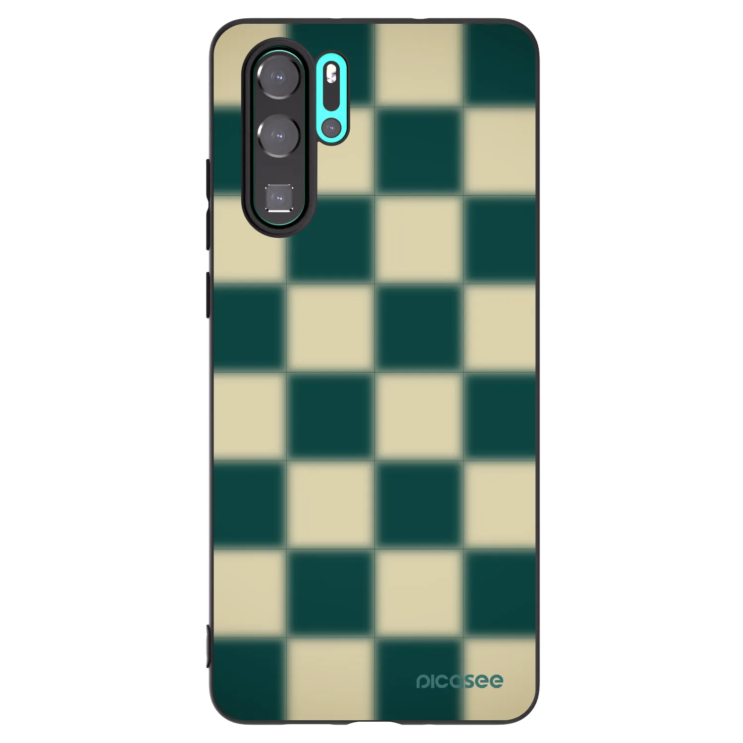 Picasee silikónový čierny obal pre Huawei P30 Pro - Shadow Chess