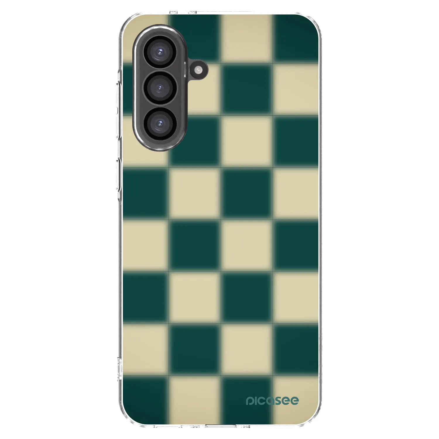 Picasee silikónový prehľadný obal pre Samsung Galaxy A36 5G - Shadow Chess