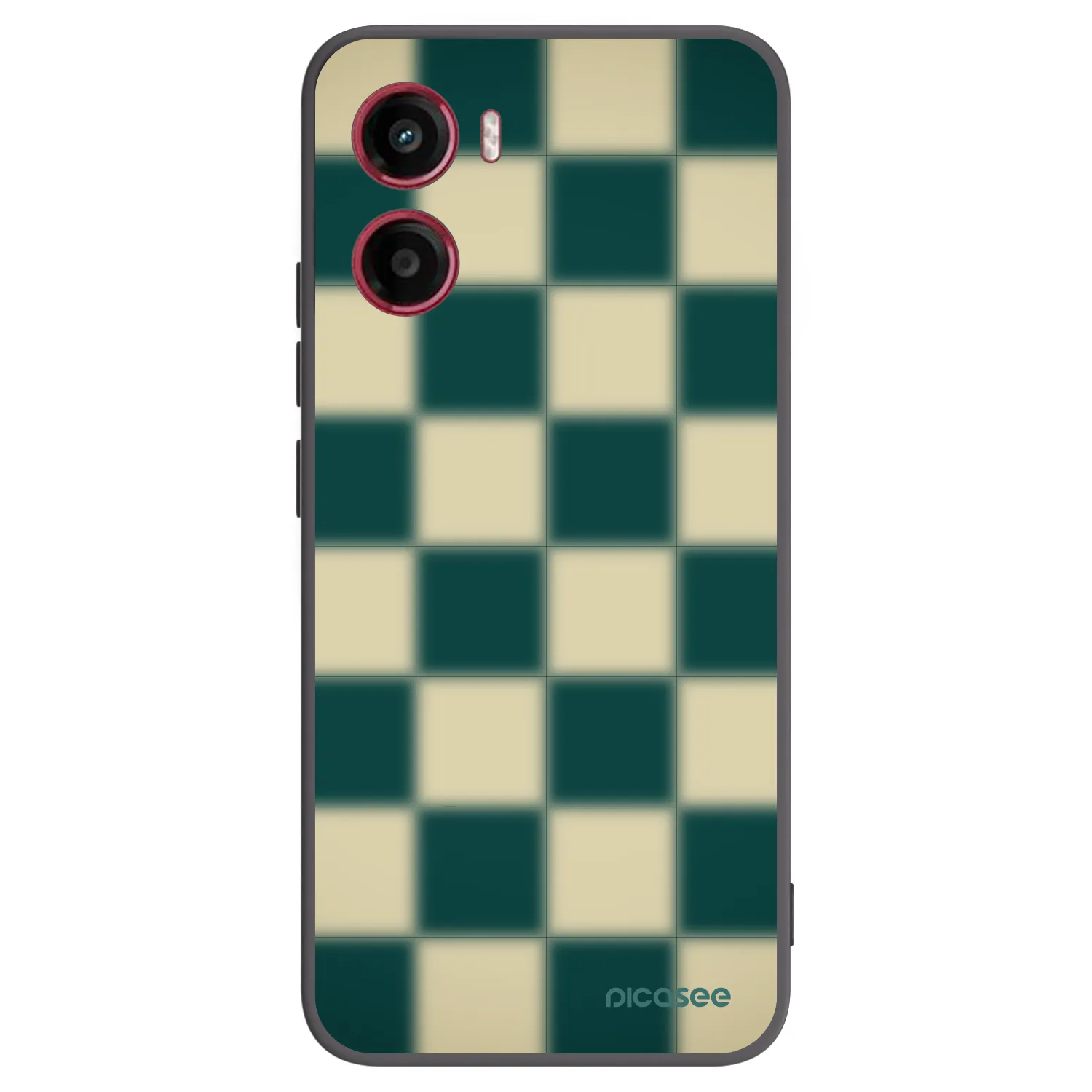 Picasee silikónový čierny obal pre Motorola Moto G05 - Shadow Chess