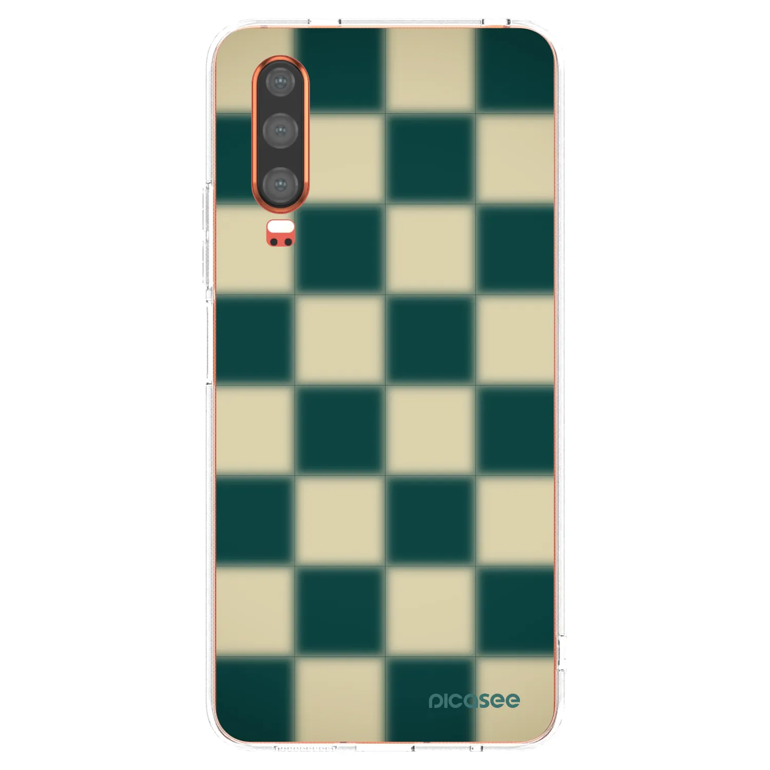 Picasee silikónový prehľadný obal pre Huawei P30 - Shadow Chess
