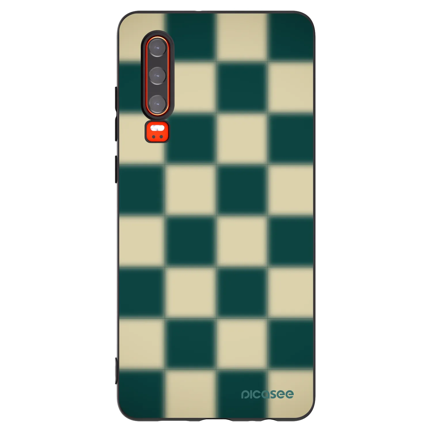Picasee silikónový čierny obal pre Huawei P30 - Shadow Chess