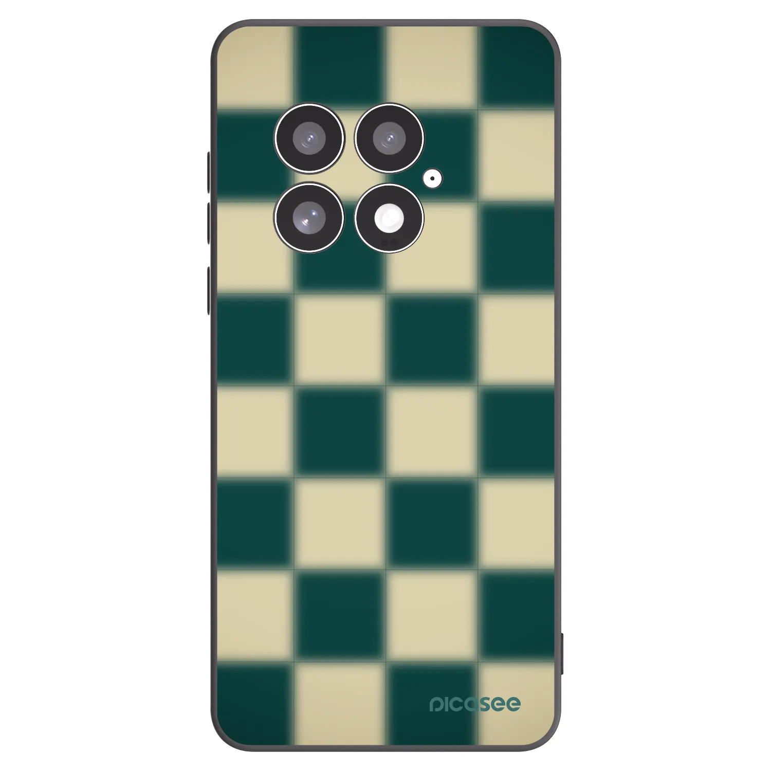 Picasee silikónový čierny obal pre OnePlus 13 5G - Shadow Chess