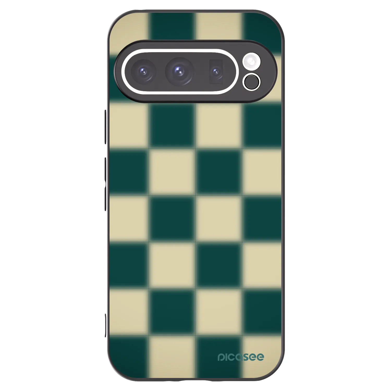 Picasee silikónový čierny obal pre Google Pixel 9 Pro XL - Shadow Chess