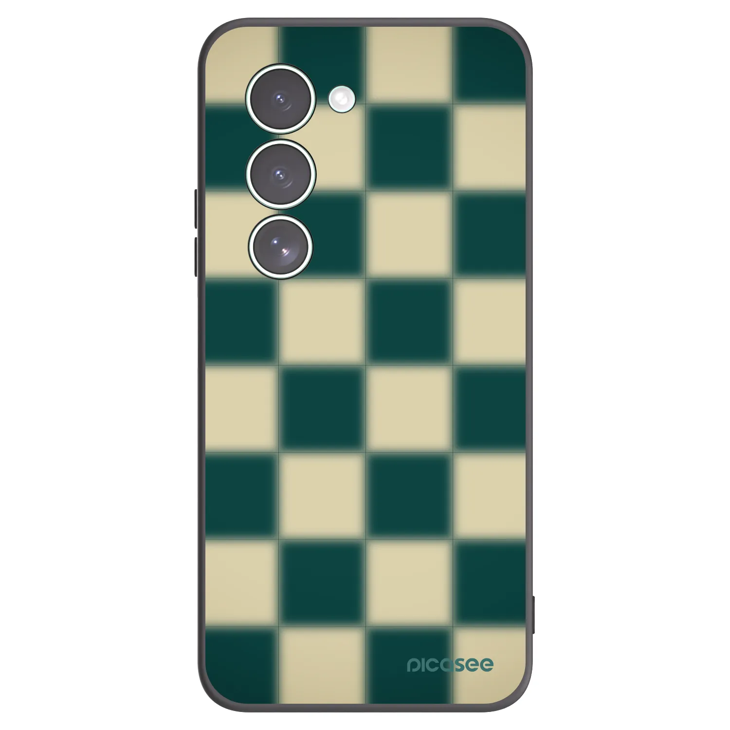 Picasee silikónový čierny obal pre Xiaomi Redmi 15 5G - Shadow Chess
