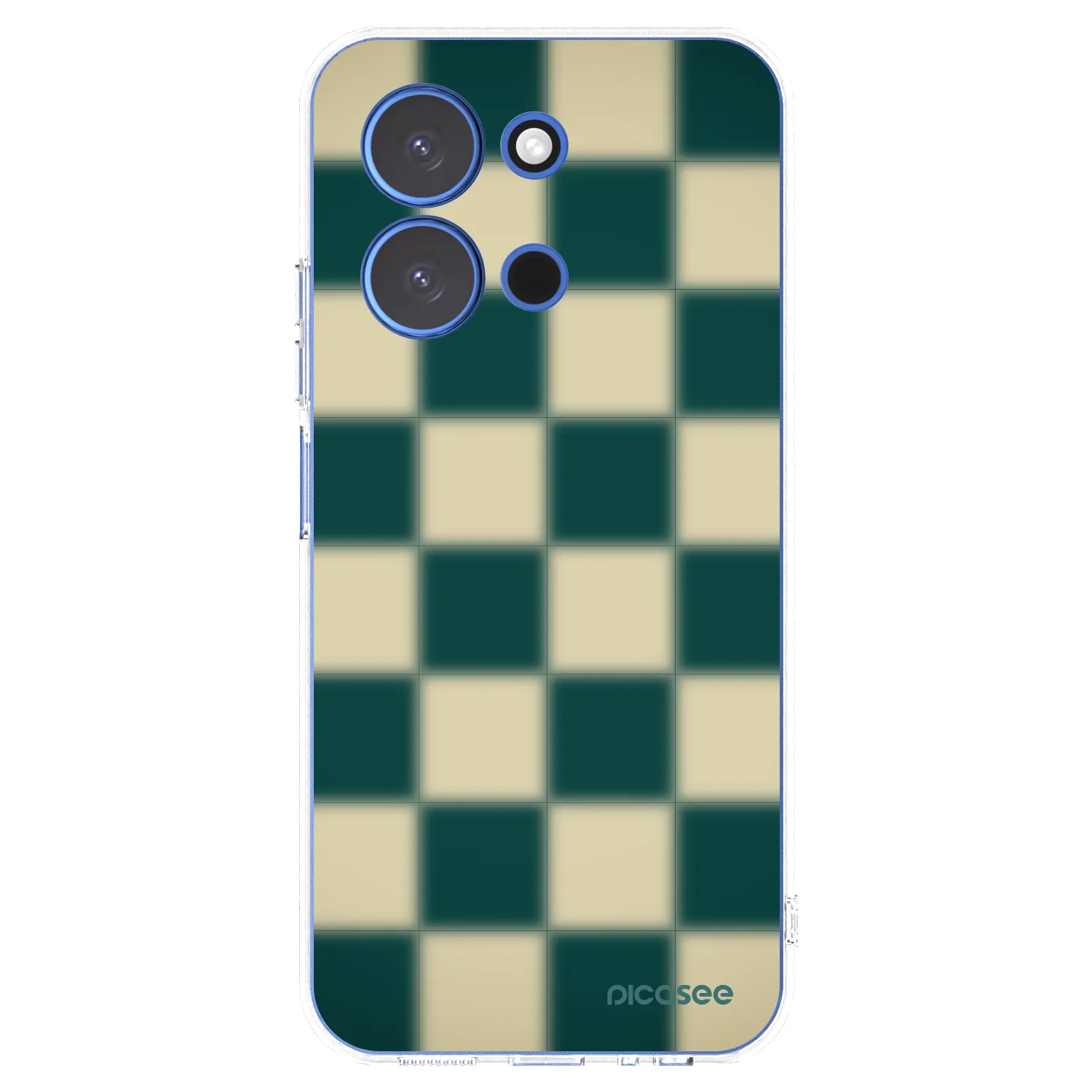 Picasee silikónový prehľadný obal pre Xiaomi Redmi 15C 4G - Shadow Chess