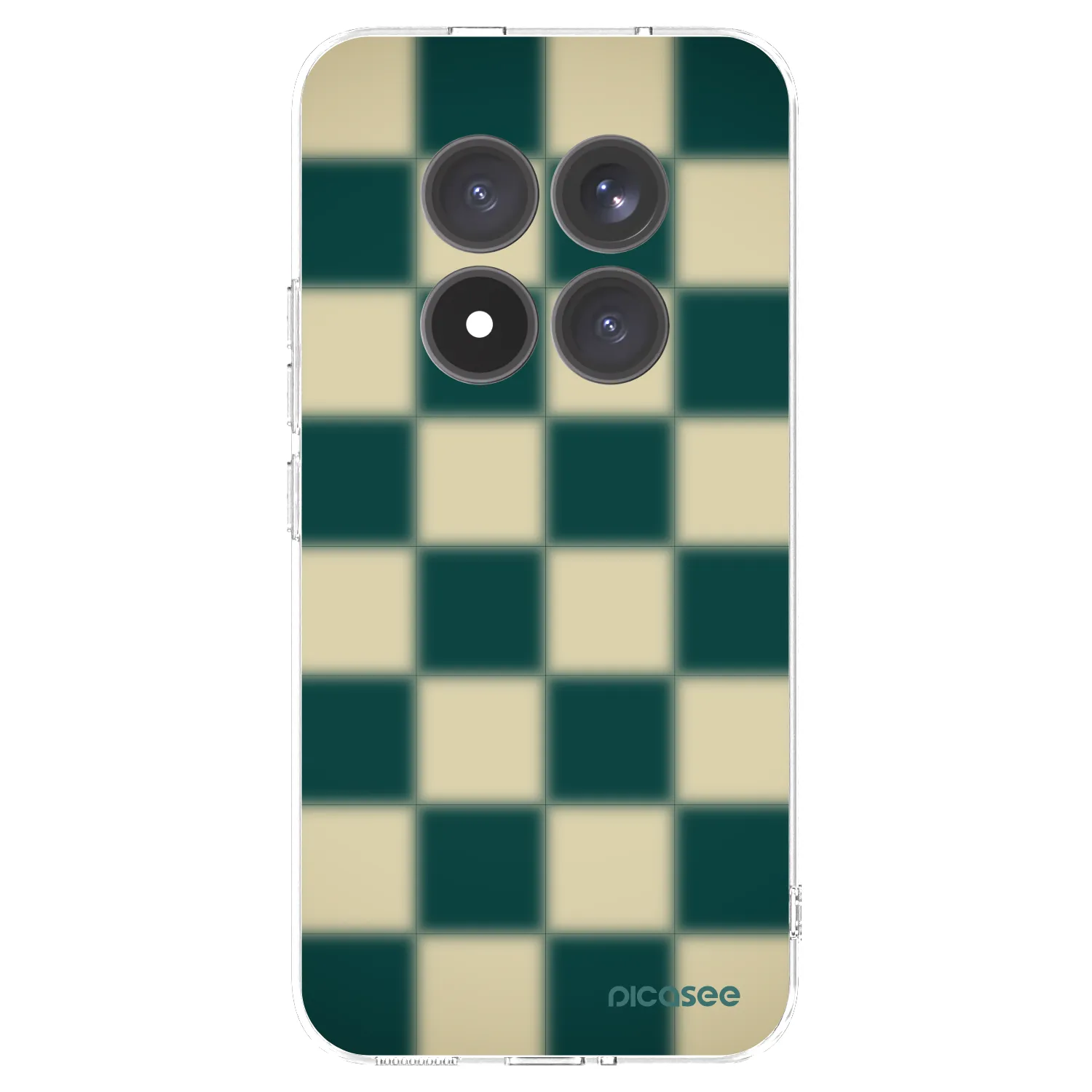 Silikónový prehľadný obal pre Xiaomi Redmi Note 15 Pro+ - Shadow Chess