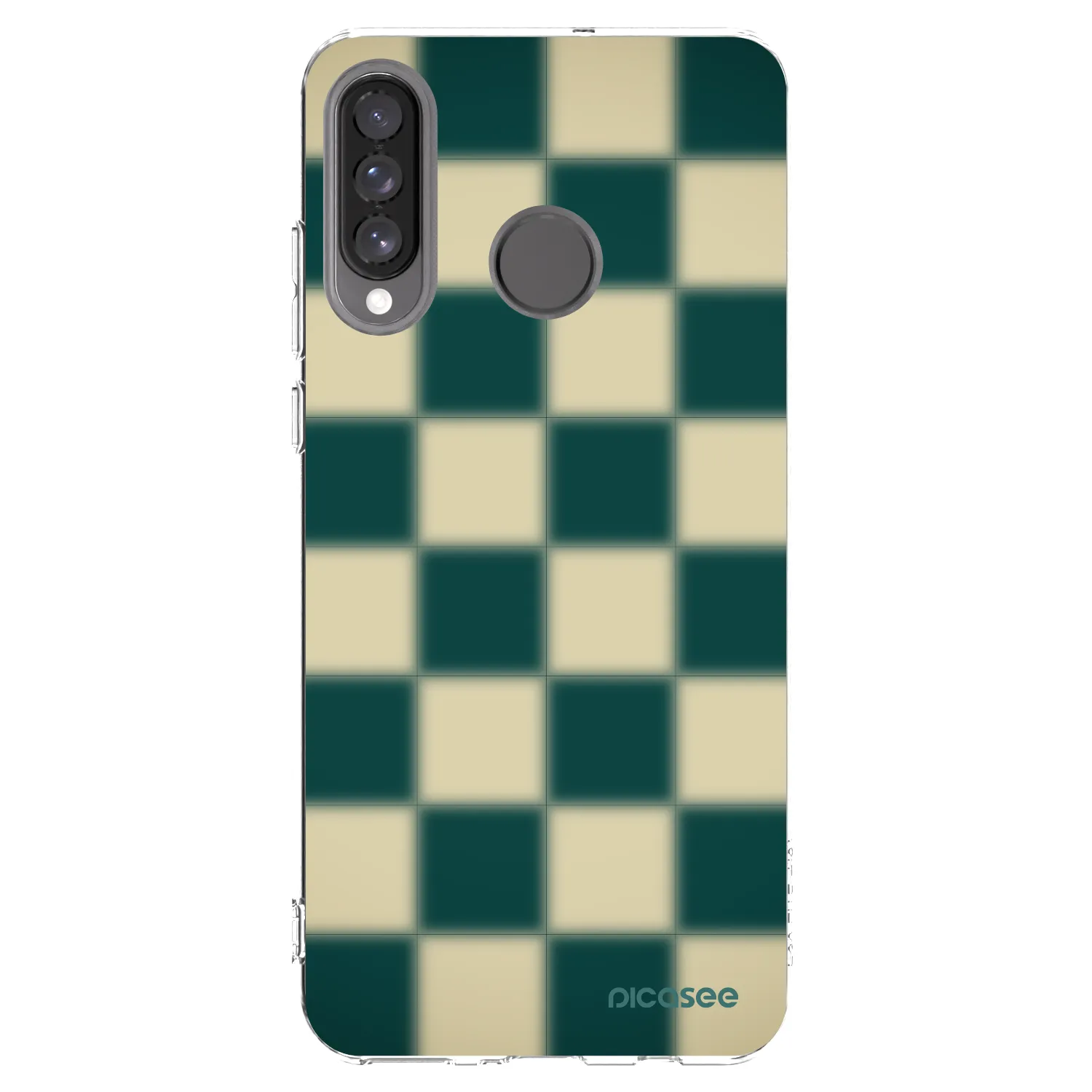 Picasee silikónový prehľadný obal pre Huawei P30 Lite - Shadow Chess