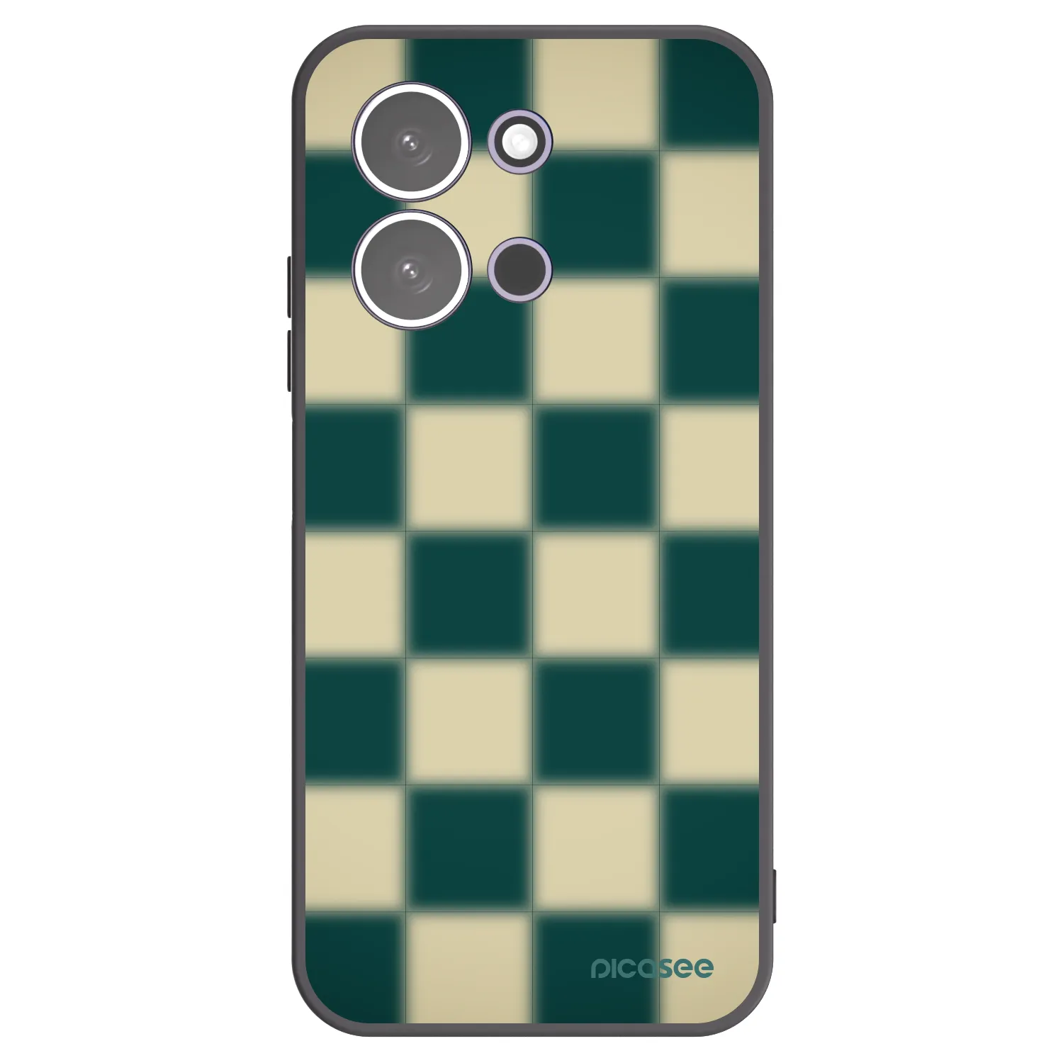 Picasee silikónový čierny obal pre Xiaomi Redmi 15C 5G - Shadow Chess