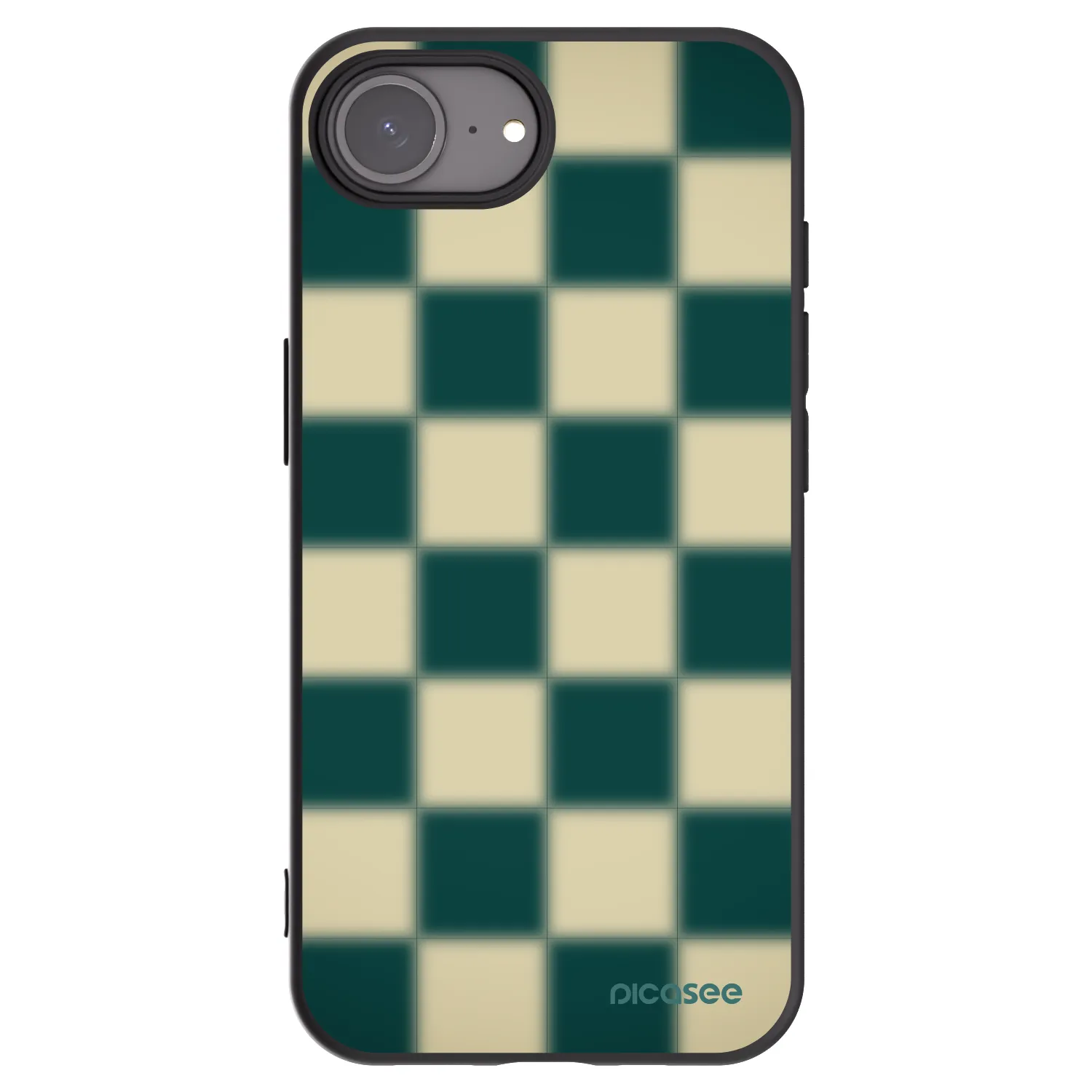 Picasee silikónový čierny obal pre Apple iPhone 17e - Shadow Chess