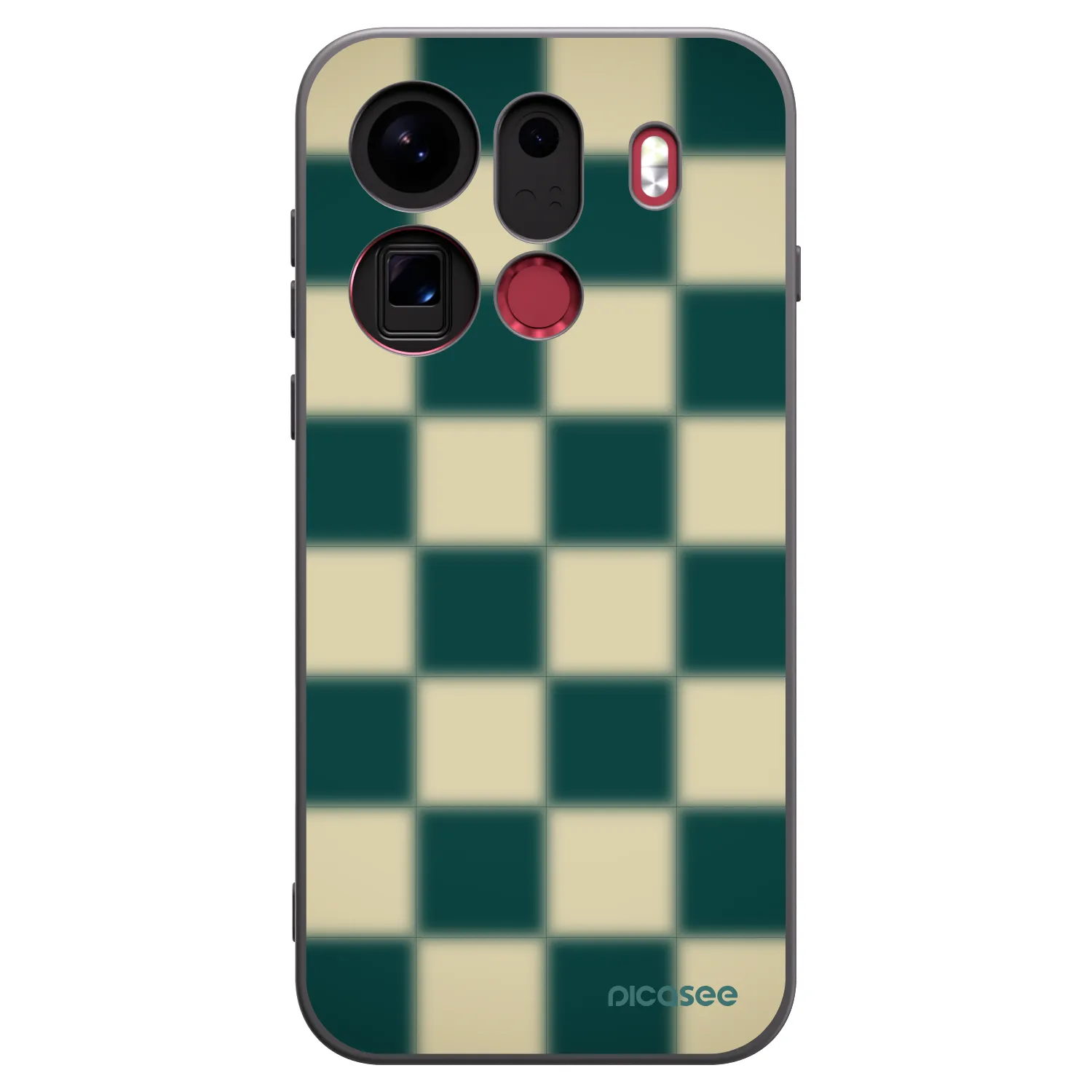 Picasee silikónový čierny obal pre OPPO Find X9 Pro - Shadow Chess