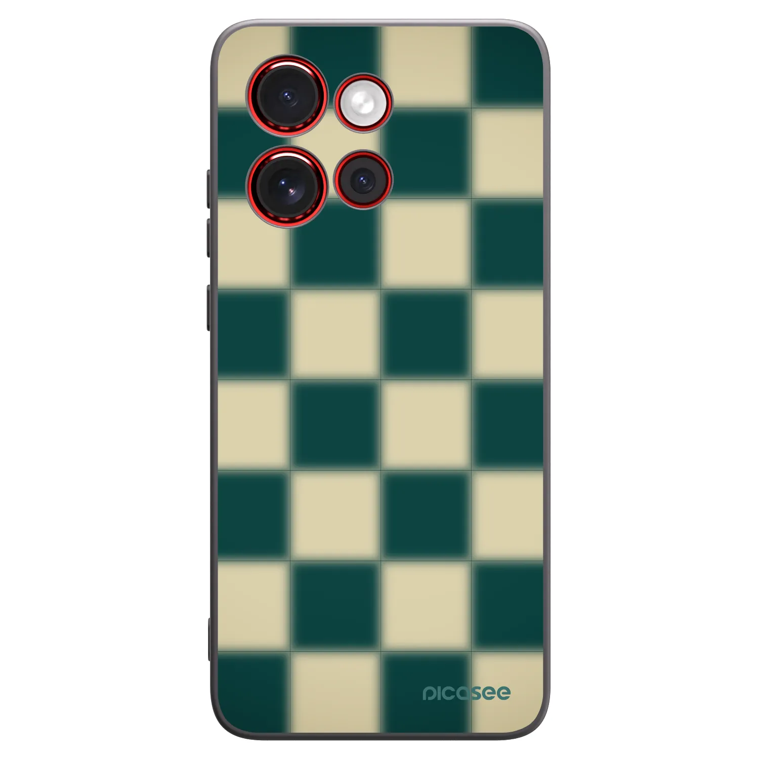 Picasee silikónový čierny obal pre Motorola Edge 60 Neo 5G - Shadow Chess