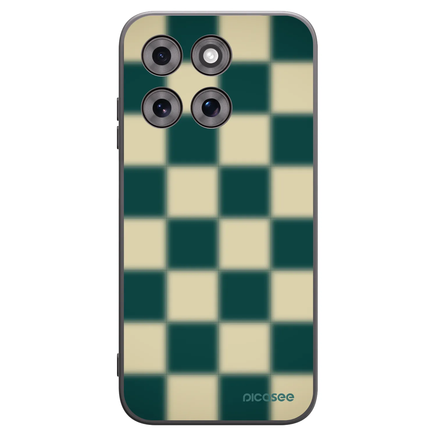 Picasee silikónový čierny obal pre Motorola Moto G77 - Shadow Chess