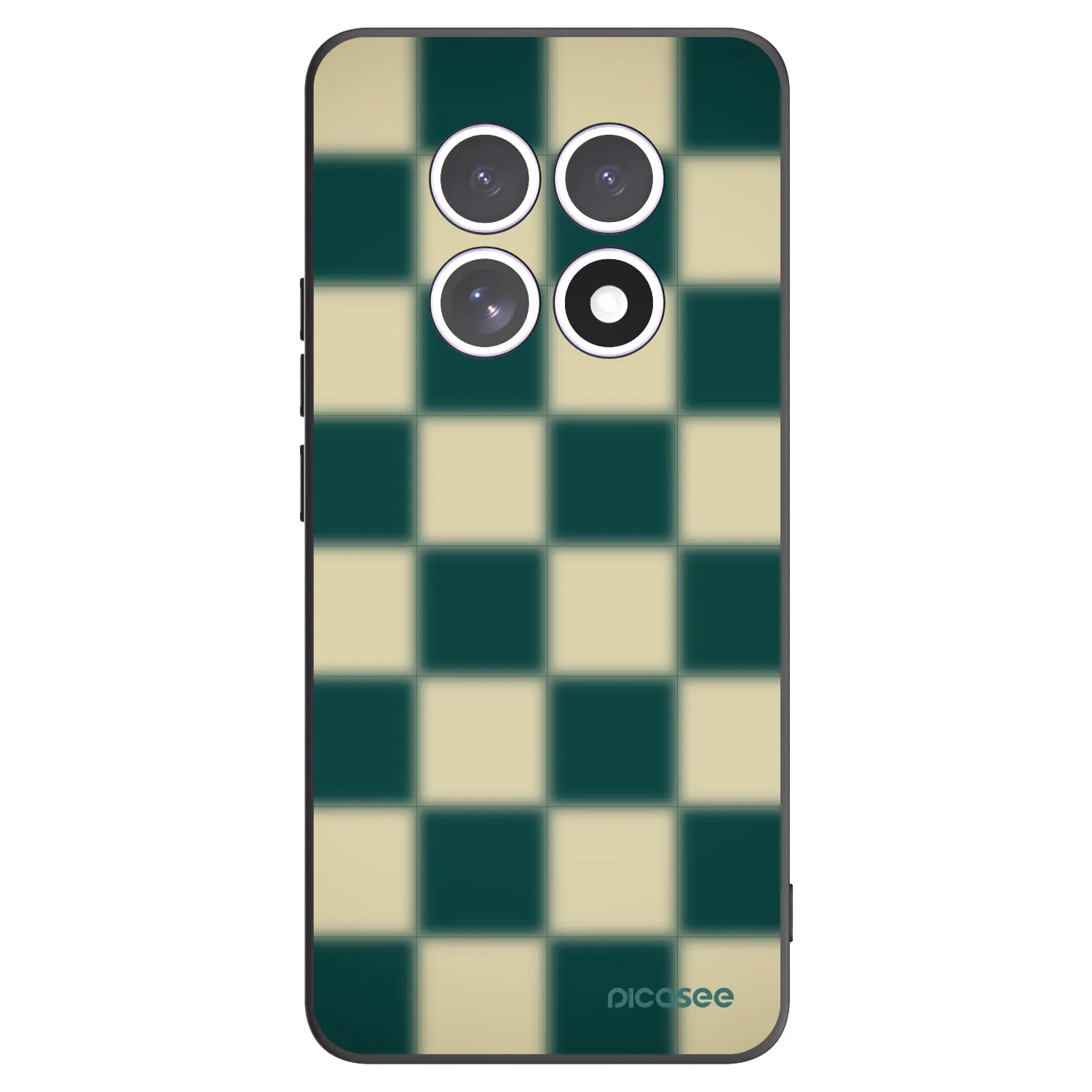 Picasee silikónový čierny obal pre Xiaomi Redmi Note 15 5G - Shadow Chess