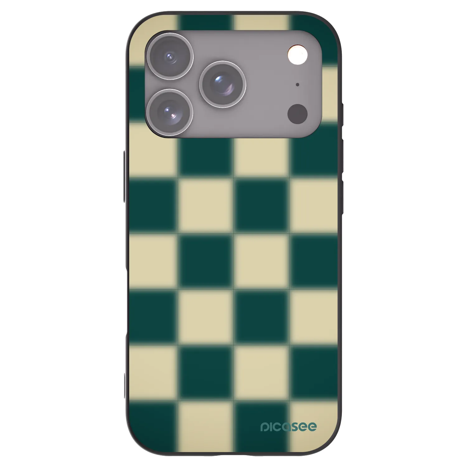 Picasee silikónový čierny obal pre Apple iPhone 18 Pro - Shadow Chess