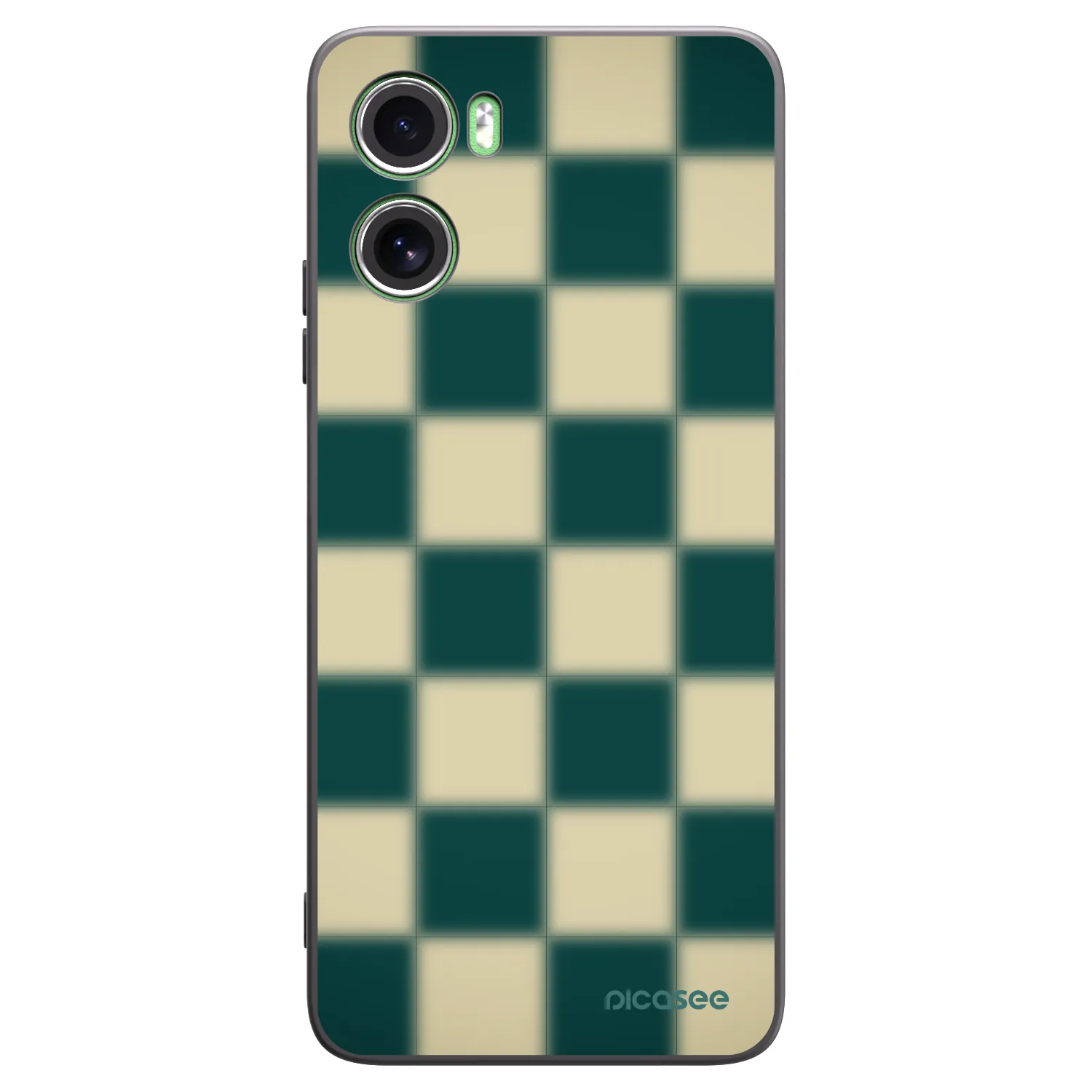 Picasee silikónový čierny obal pre Motorola Moto G06 - Shadow Chess