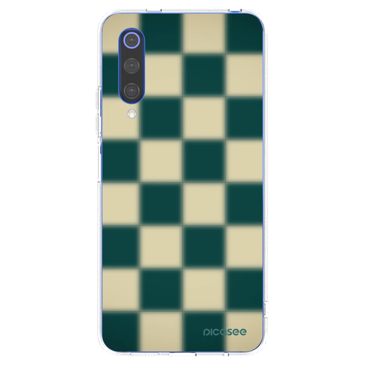 Picasee silikónový prehľadný obal pre Xiaomi Mi 9 SE - Shadow Chess