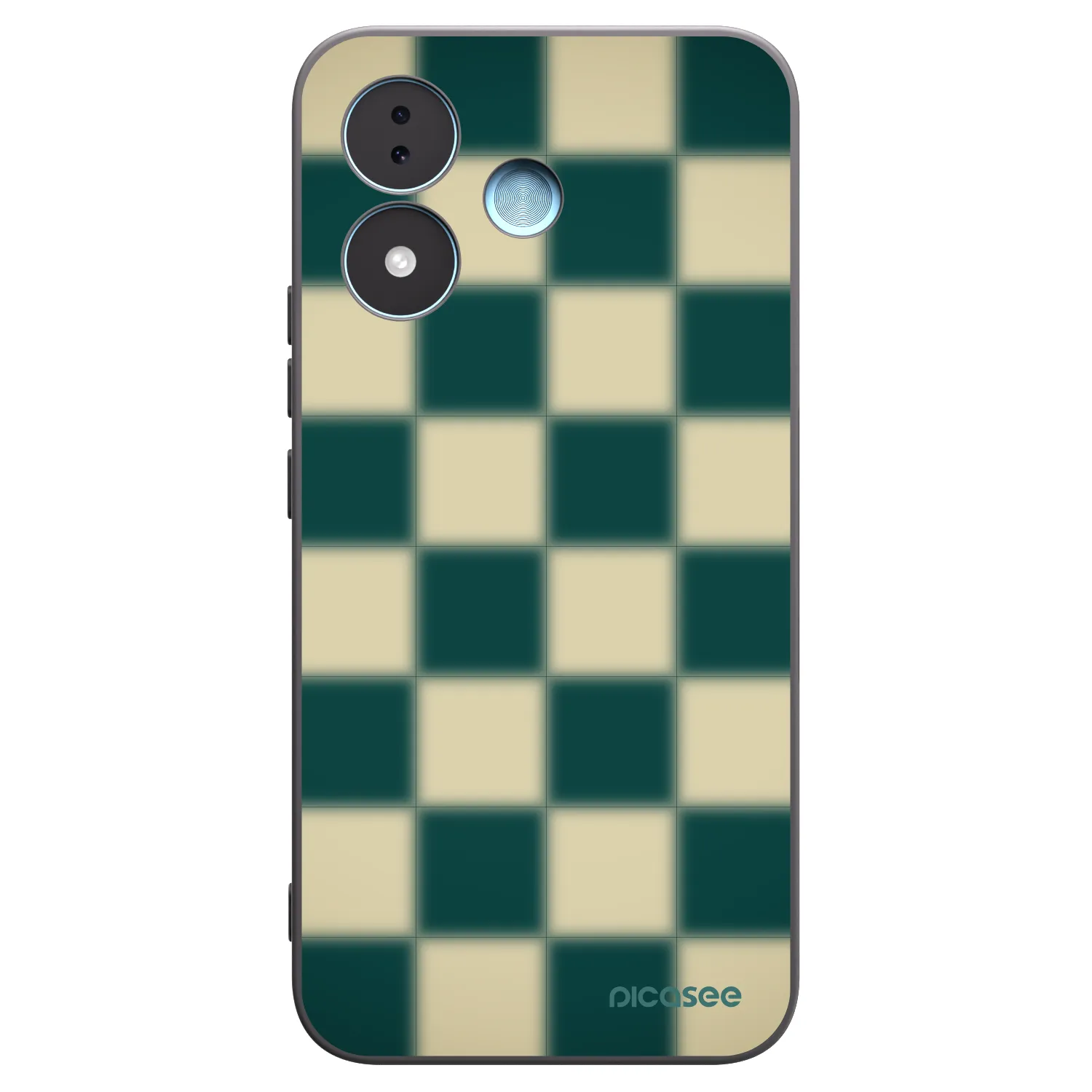 Picasee silikónový čierny obal pre Xiaomi Redmi Note 17 5G - Shadow Chess