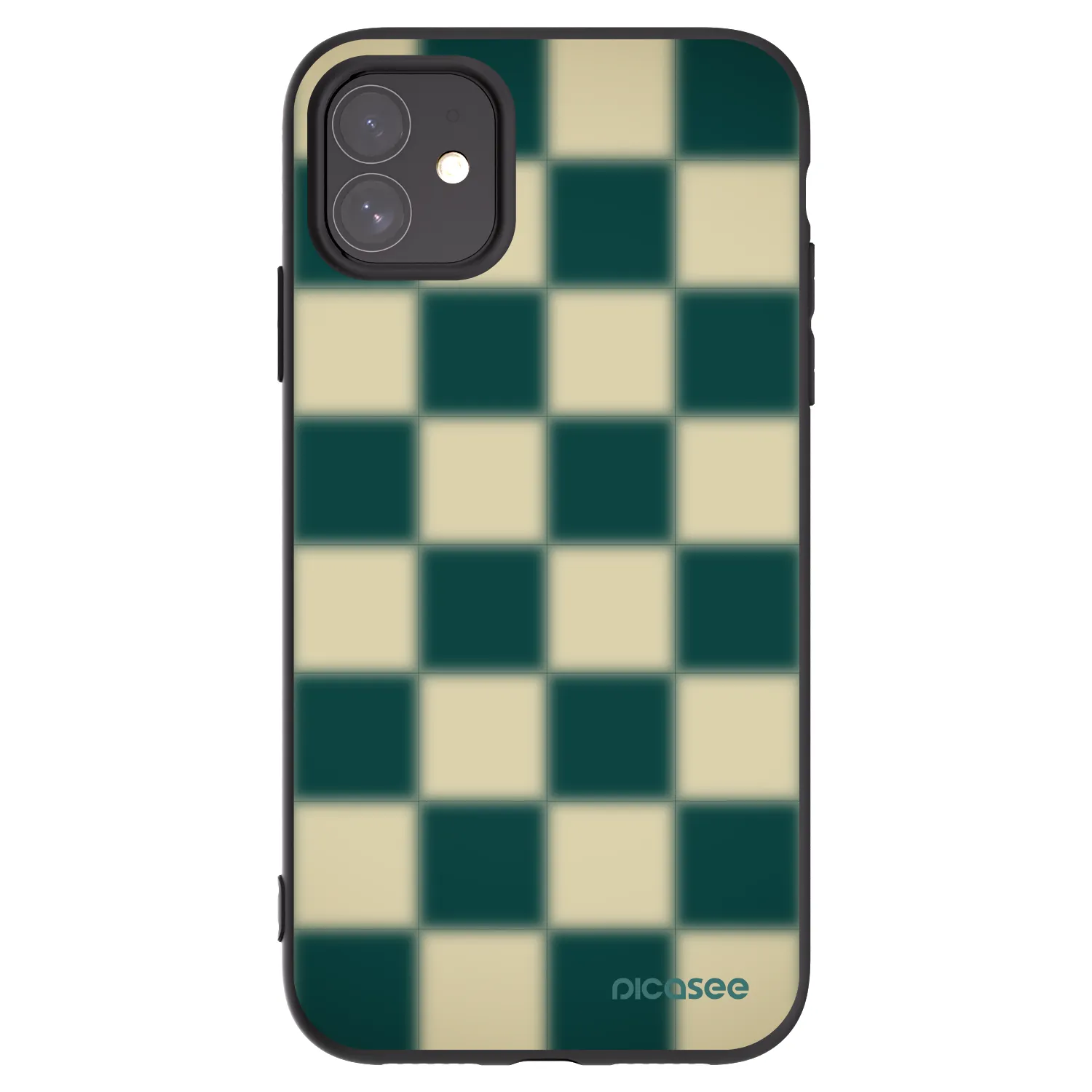 Picasee silikónový čierny obal pre Apple iPhone 11 - Shadow Chess