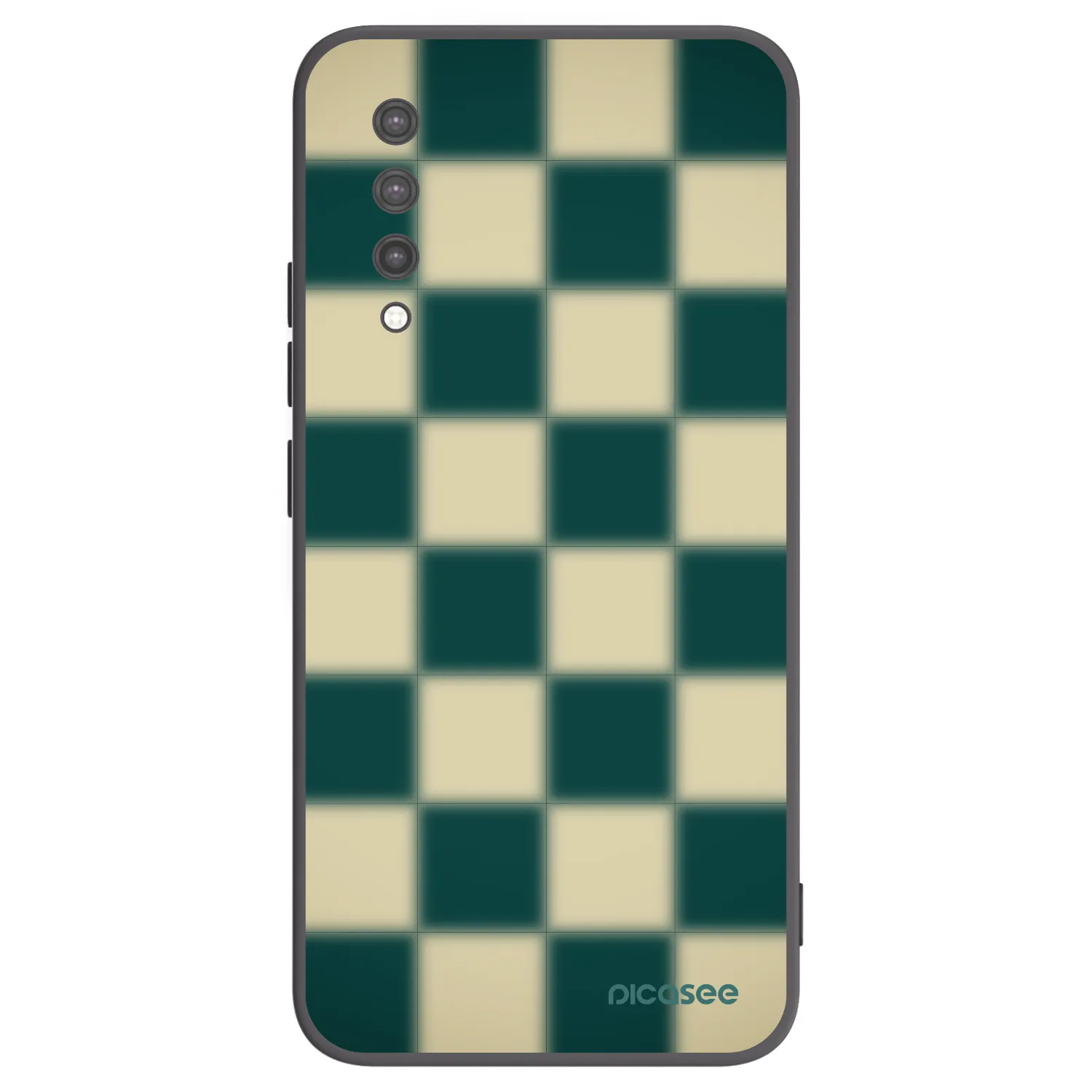 Picasee silikónový čierny obal pre Xiaomi Mi 9 Lite - Shadow Chess