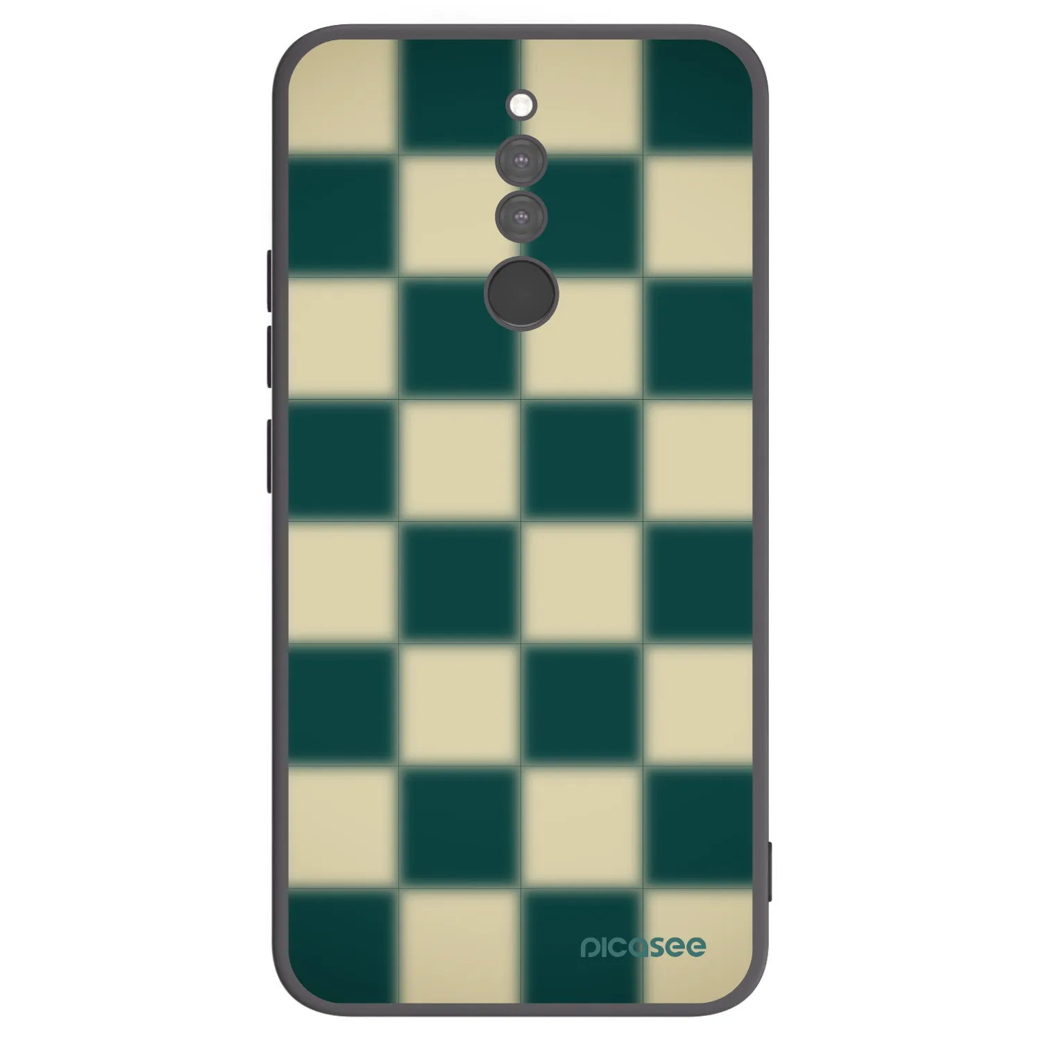 Picasee silikónový čierny obal pre Xiaomi Redmi 8 - Shadow Chess
