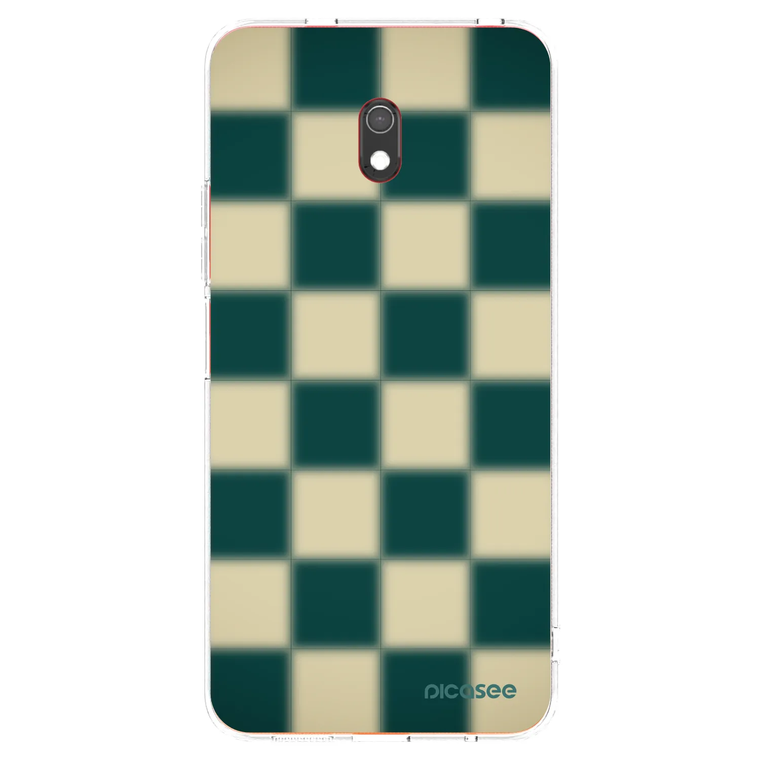 Picasee silikónový prehľadný obal pre Xiaomi Redmi 8A - Shadow Chess
