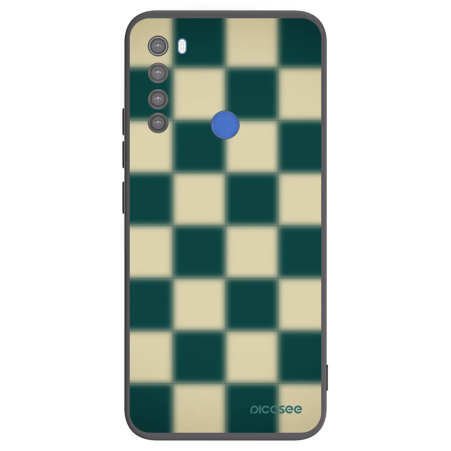 Picasee silikónový čierny obal pre Xiaomi Redmi Note 8T - Shadow Chess