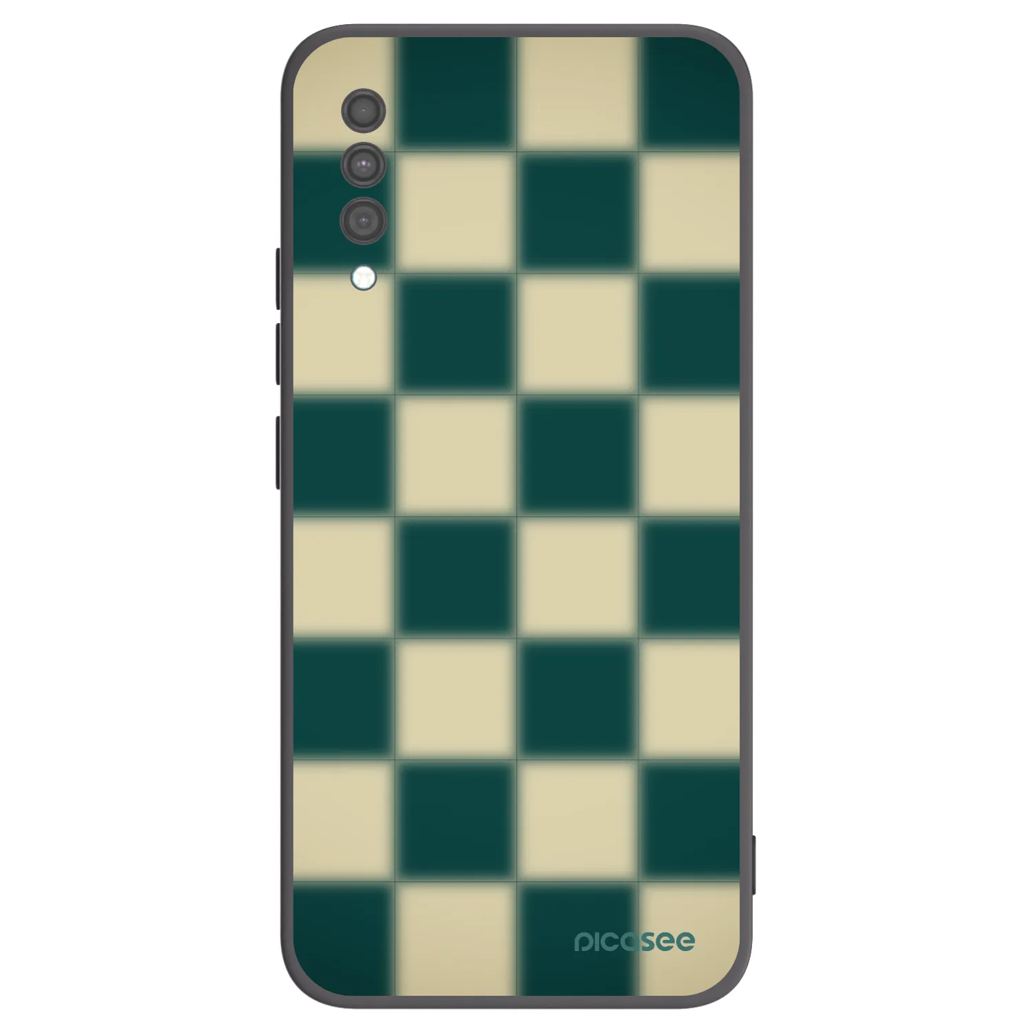 Picasee silikónový čierny obal pre Samsung Galaxy A30s A307F - Shadow Chess