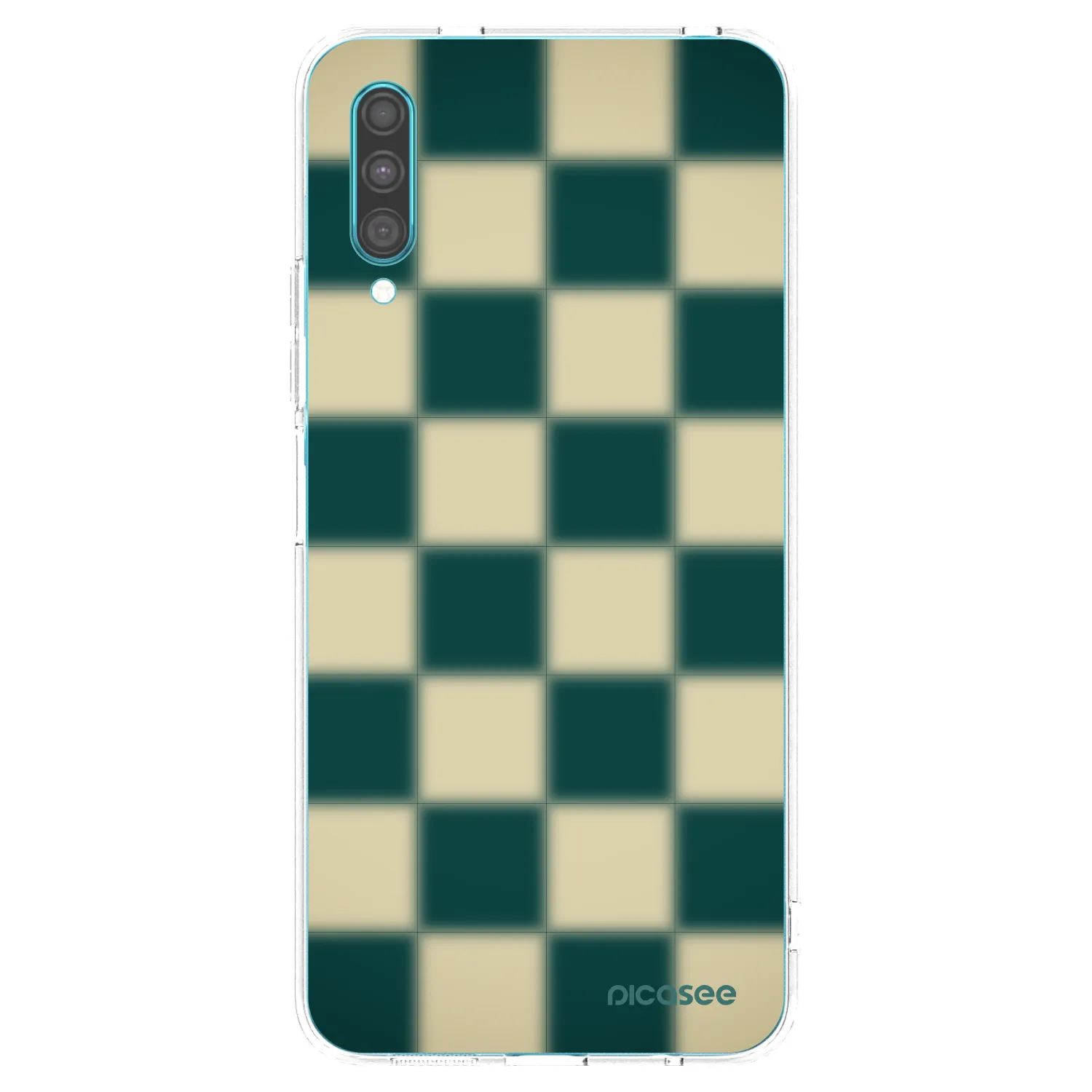Picasee silikónový prehľadný obal pre Samsung Galaxy A30s A307F - Shadow Chess