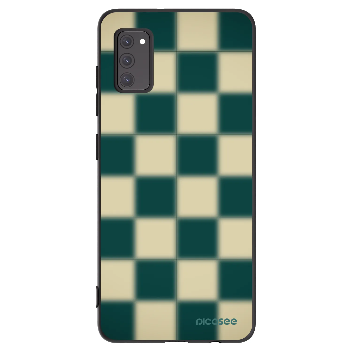 Picasee silikónový čierny obal pre Samsung Galaxy A41 A415F - Shadow Chess