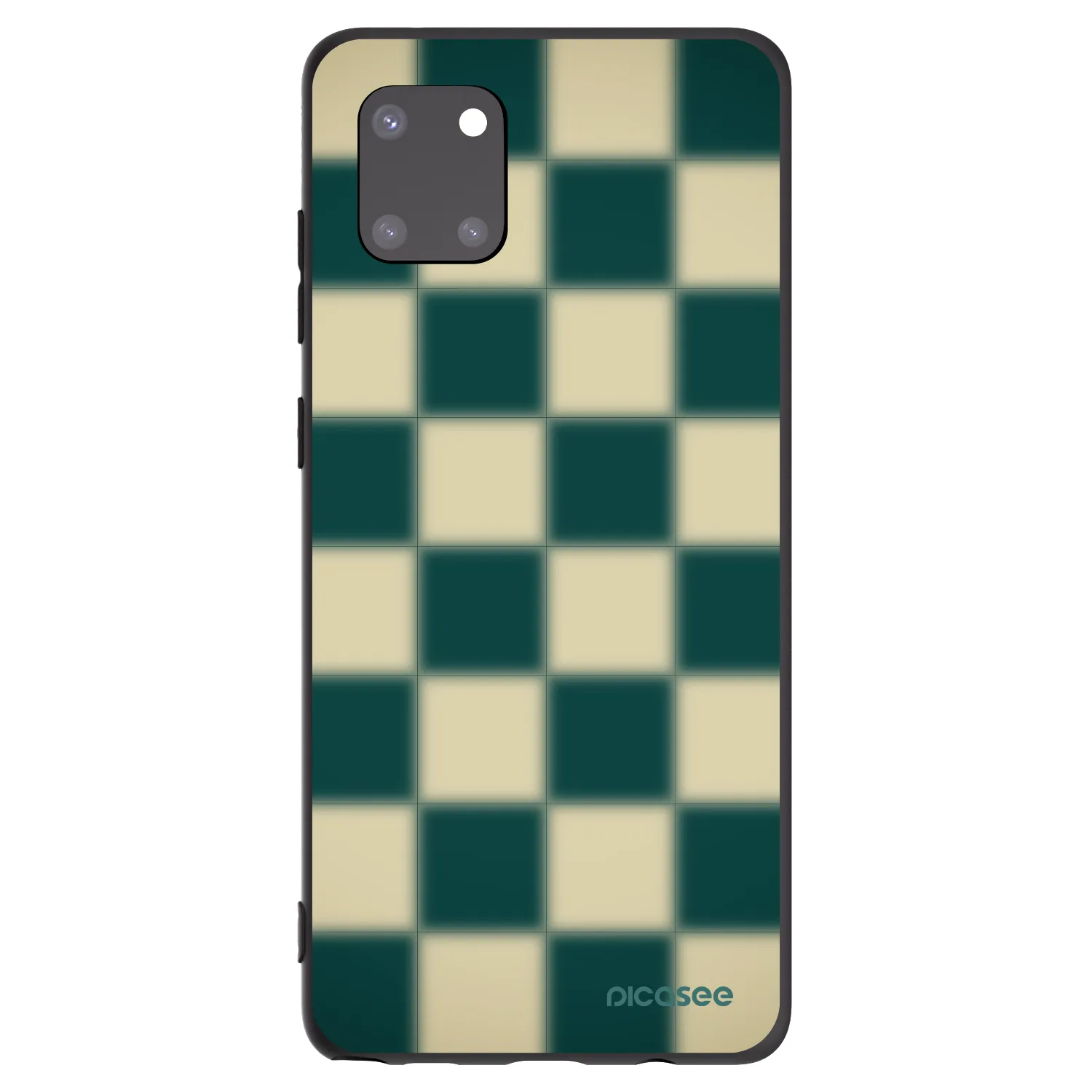 Picasee silikónový čierny obal pre Samsung Galaxy Note 10 Lite N770F - Shadow Chess