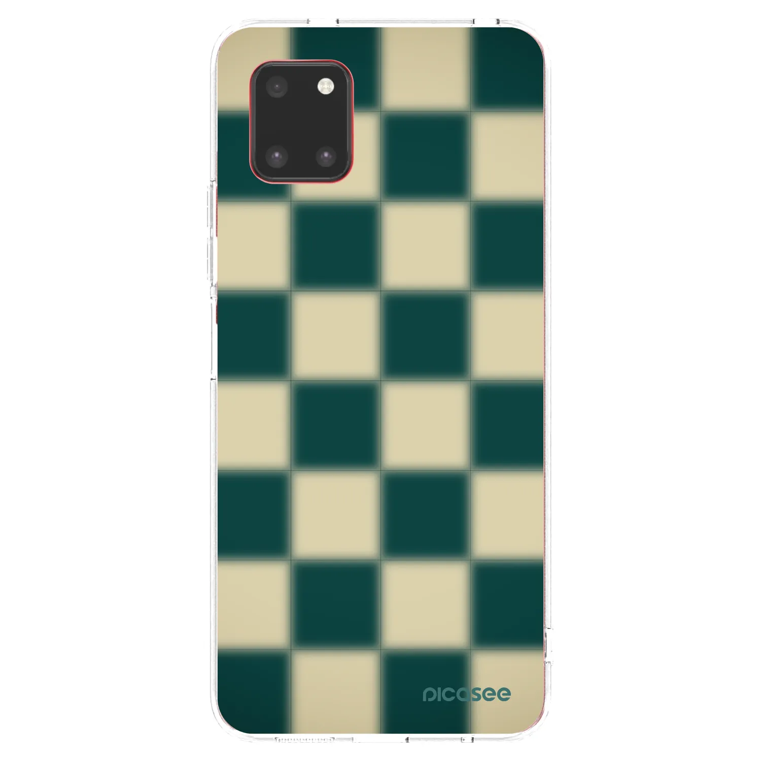 Picasee silikónový prehľadný obal pre Samsung Galaxy Note 10 Lite N770F - Shadow Chess