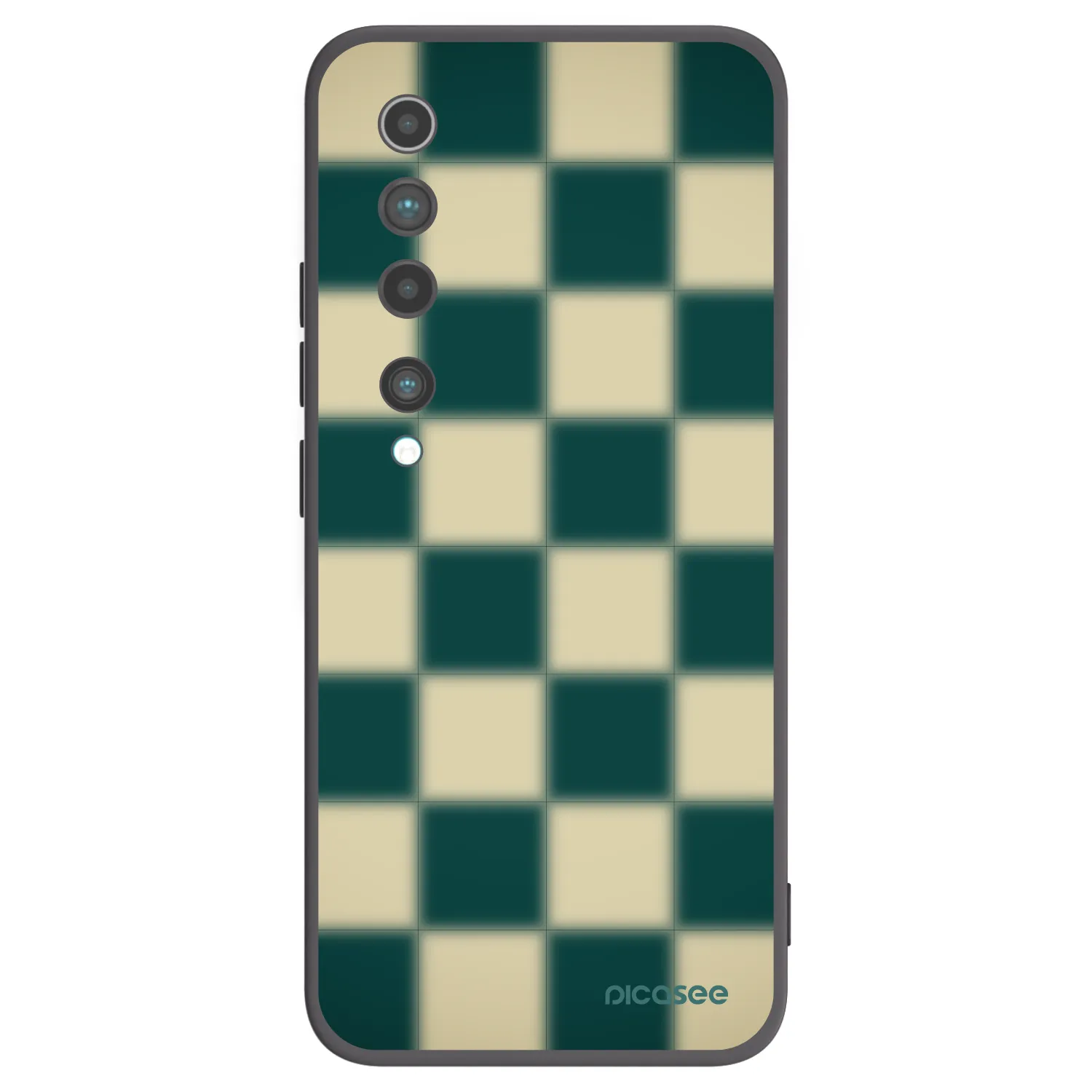 Picasee silikónový čierny obal pre Xiaomi Mi 10 - Shadow Chess