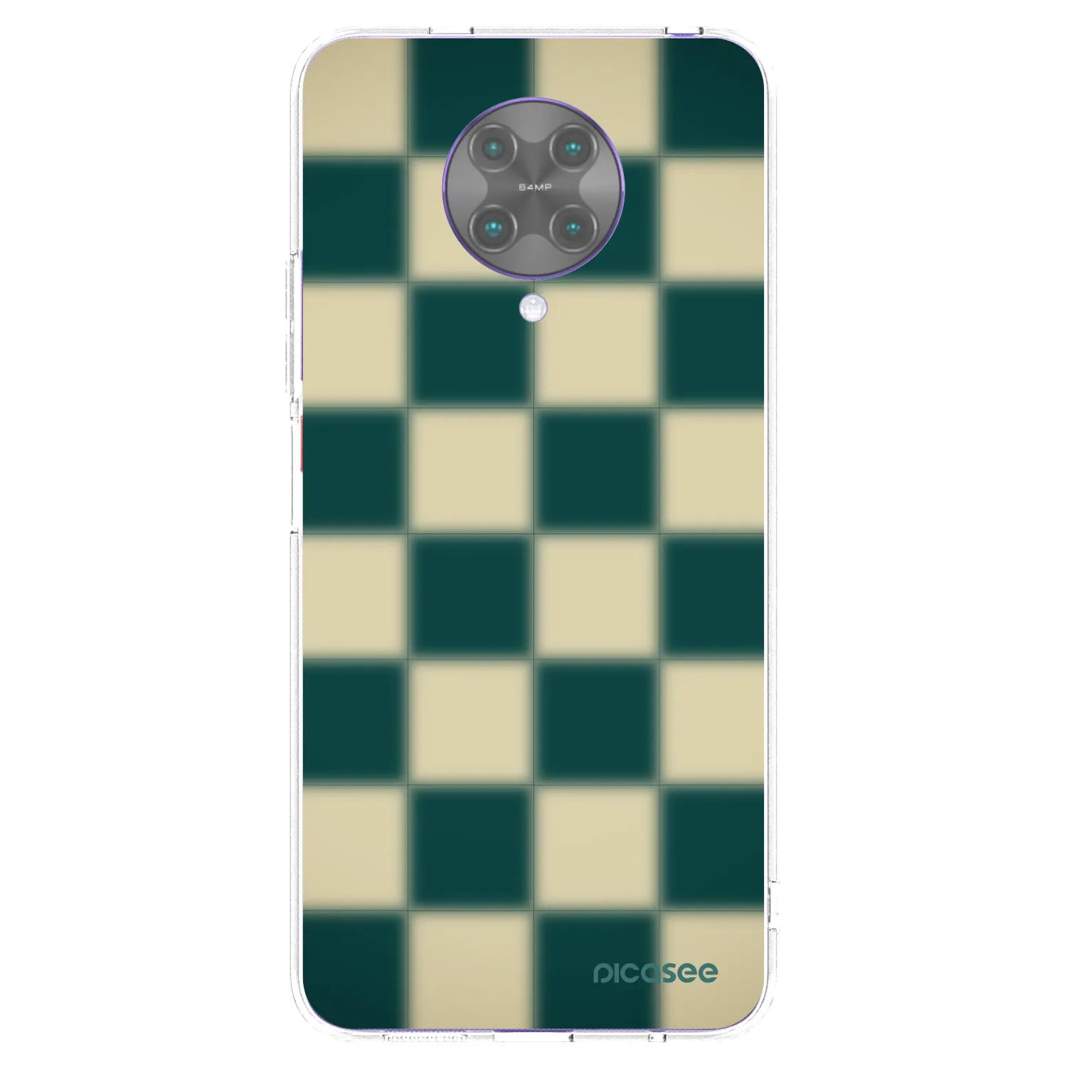 Silikónový prehľadný obal pre Xiaomi Poco F2 Pro - Shadow Chess