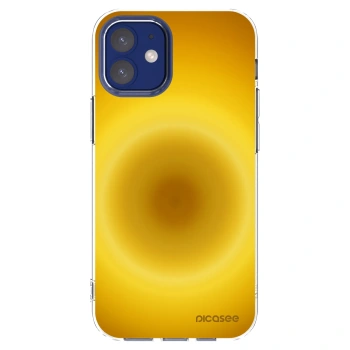 Picasee silikónový prehľadný obal pre Apple iPhone 12 mini - Solar Pulse