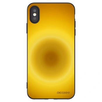 Picasee silikónový čierny obal pre Apple iPhone XS Max - Solar Pulse