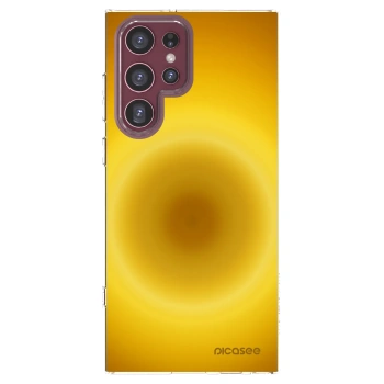 Picasee silikónový prehľadný obal pre Samsung Galaxy S22 Ultra 5G - Solar Pulse