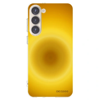 Picasee silikónový prehľadný obal pre Samsung Galaxy S23+ 5G - Solar Pulse
