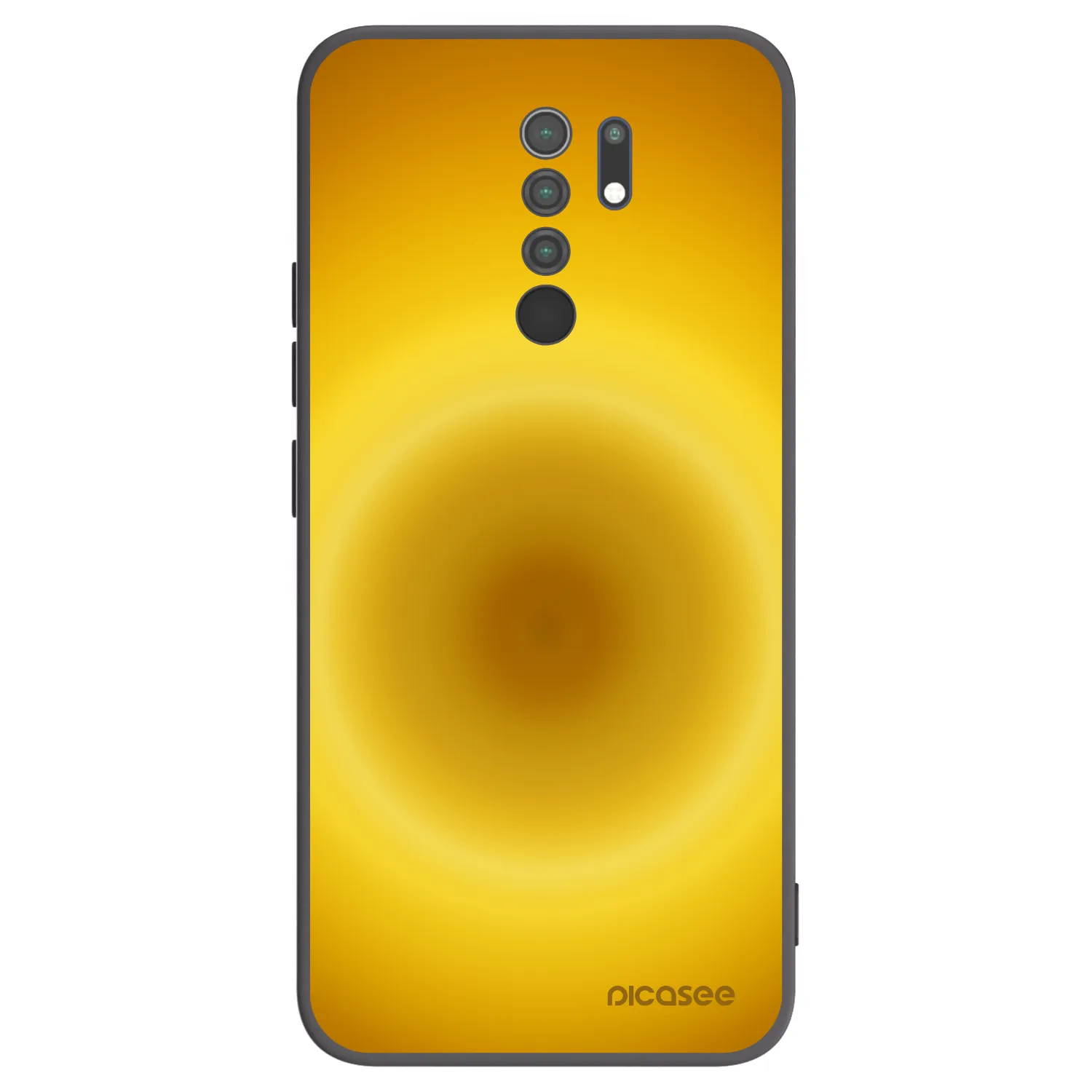Picasee silikónový čierny obal pre Xiaomi Redmi 9 - Solar Pulse