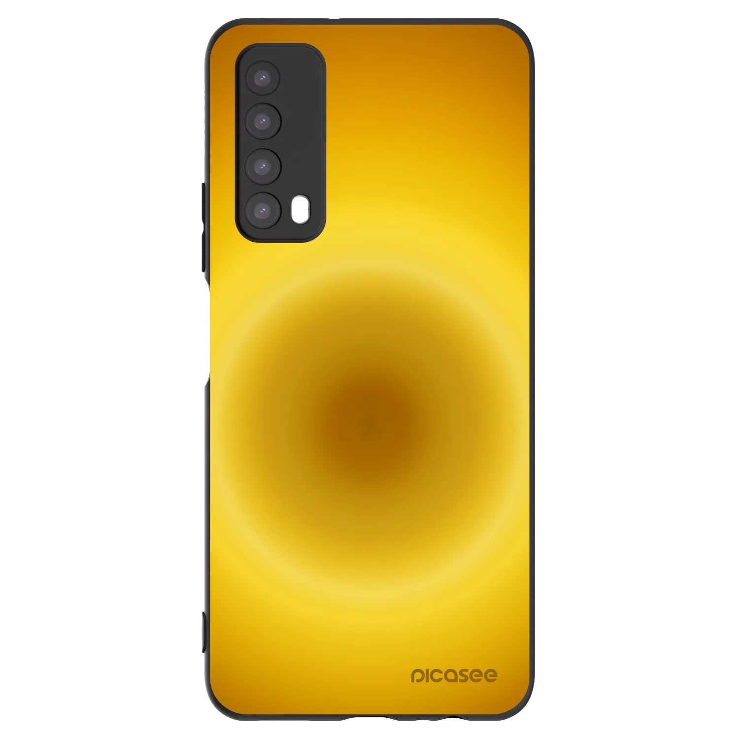 Picasee silikónový čierny obal pre Huawei P Smart 2021 - Solar Pulse