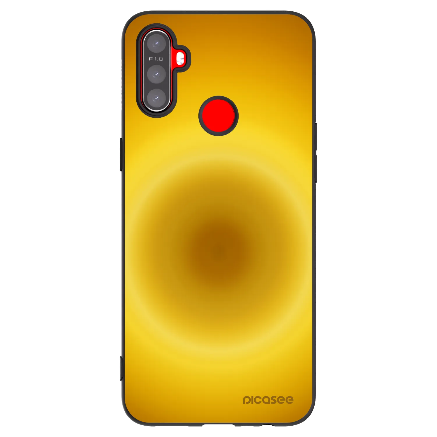 Picasee silikónový čierny obal pre Realme C3 - Solar Pulse