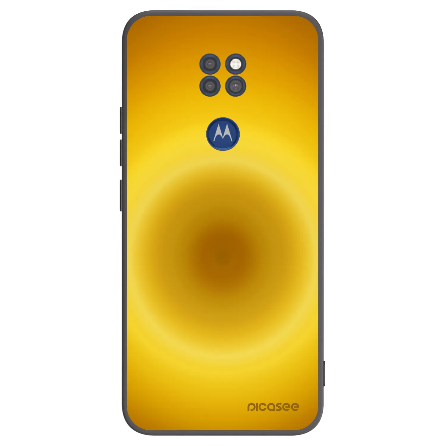 Picasee silikónový čierny obal pre Motorola Moto G9 Play - Solar Pulse
