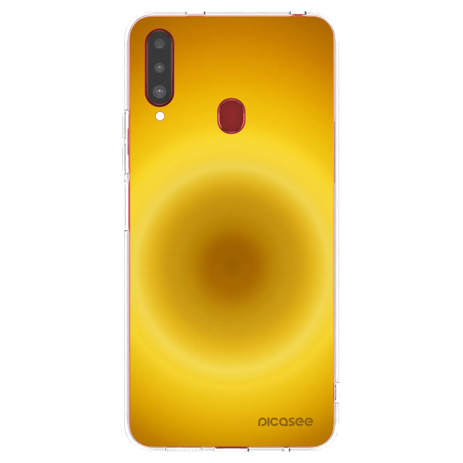 Picasee silikónový prehľadný obal pre Samsung Galaxy A20s - Solar Pulse