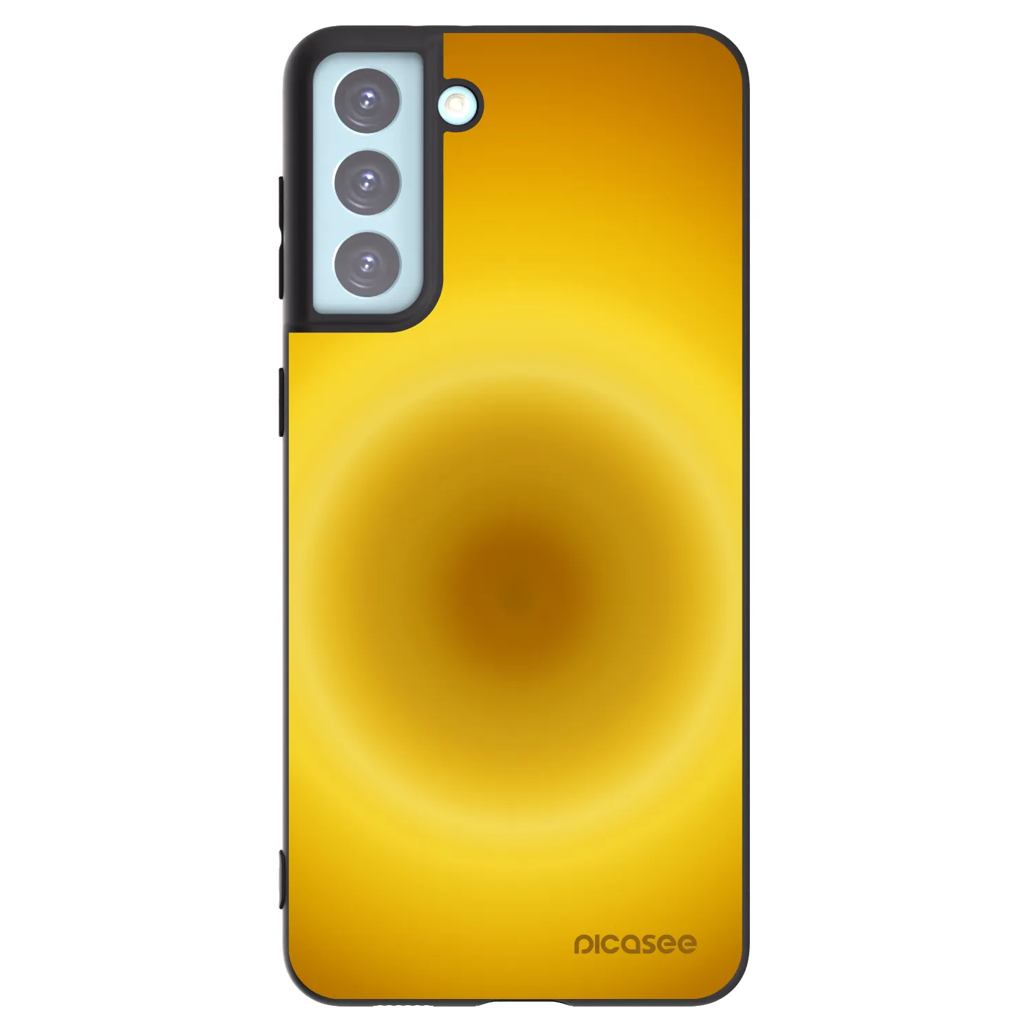 Picasee silikónový čierny obal pre Samsung Galaxy S21+ 5G G996F - Solar Pulse