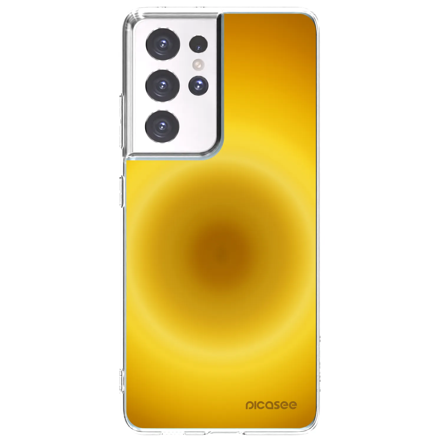 Picasee silikónový prehľadný obal pre Samsung Galaxy S21 Ultra 5G G998B - Solar Pulse