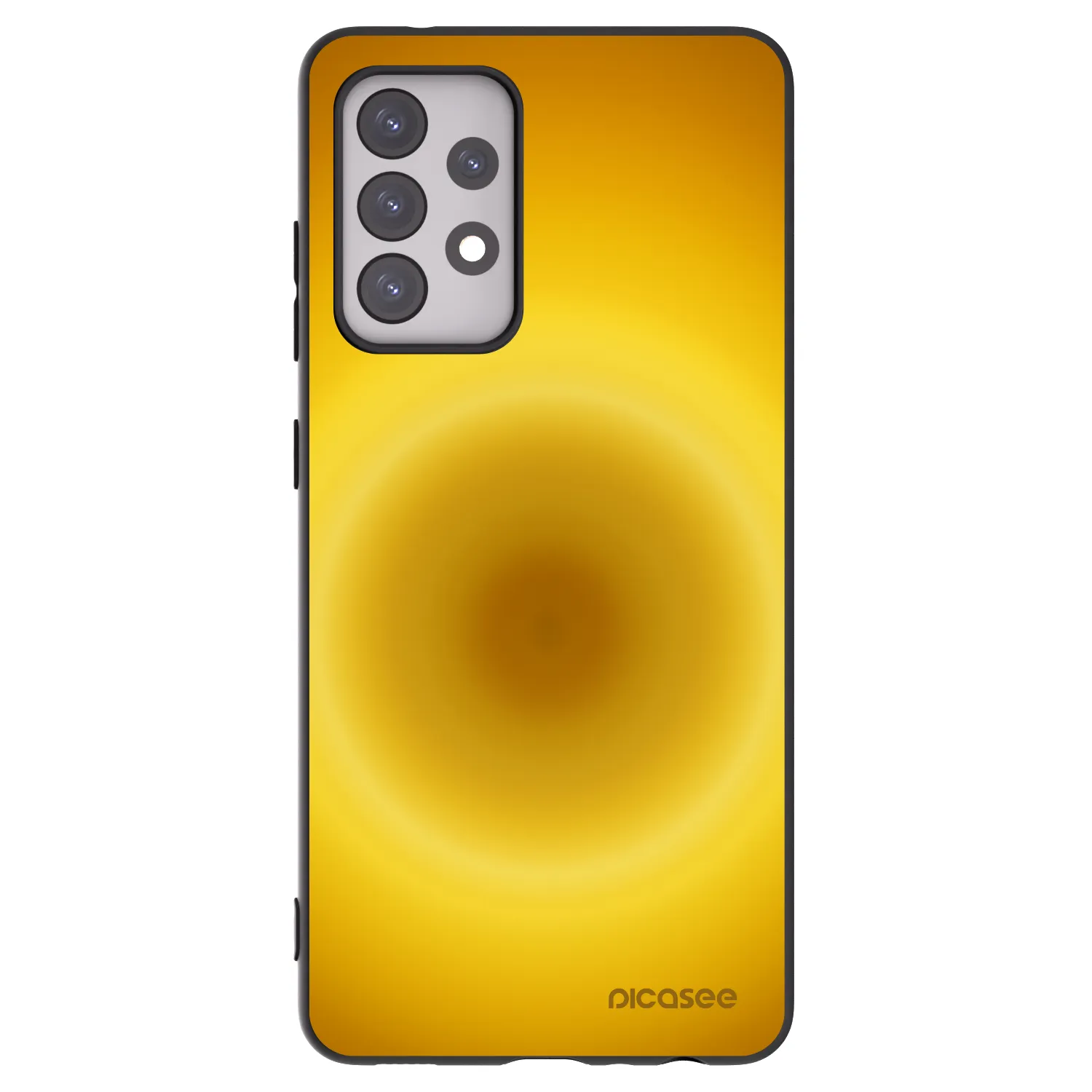 Picasee silikónový čierny obal pre Samsung Galaxy A52 5G A525F - Solar Pulse