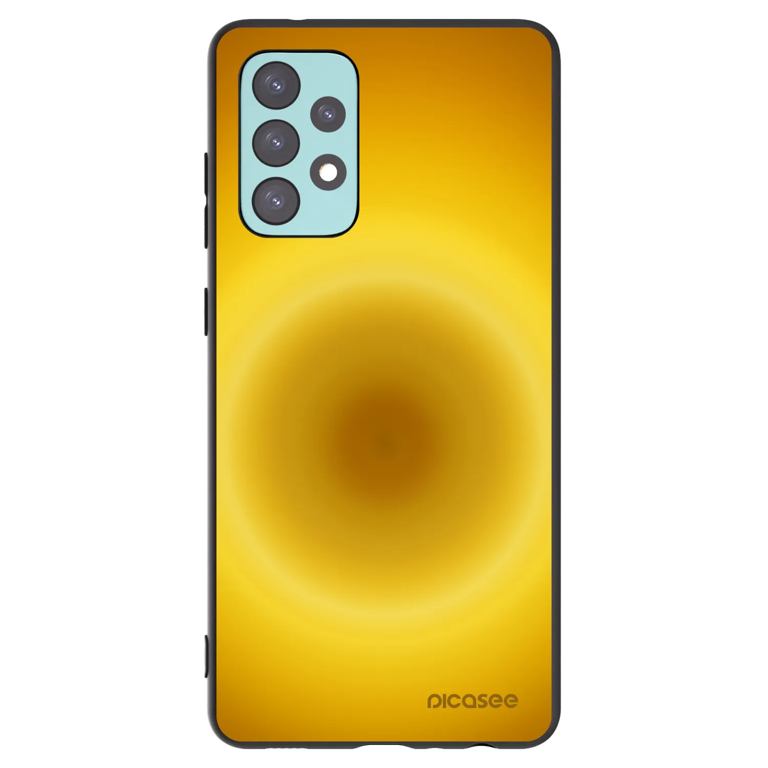 Picasee silikónový čierny obal pre Samsung Galaxy A72 A725F - Solar Pulse