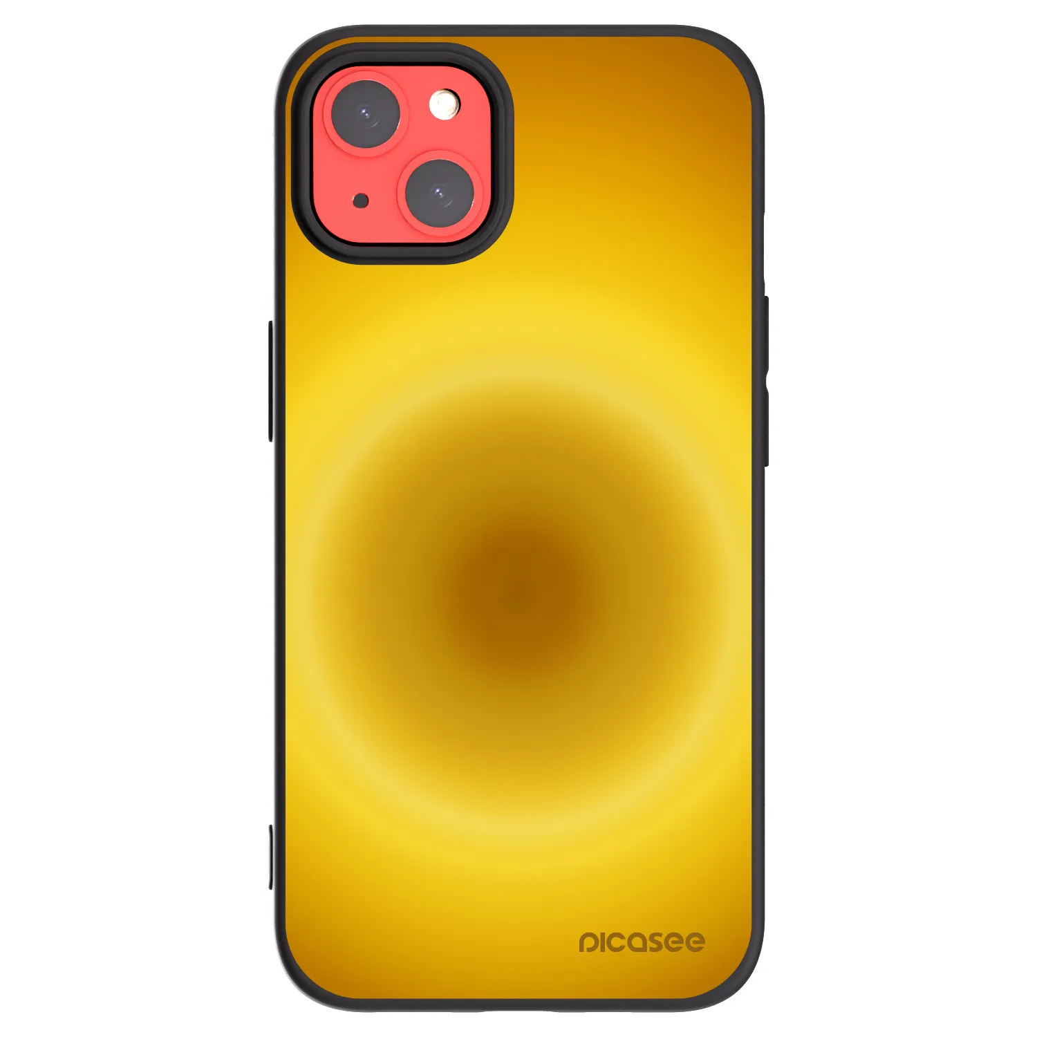 Picasee silikónový čierny obal pre Apple iPhone 13 - Solar Pulse